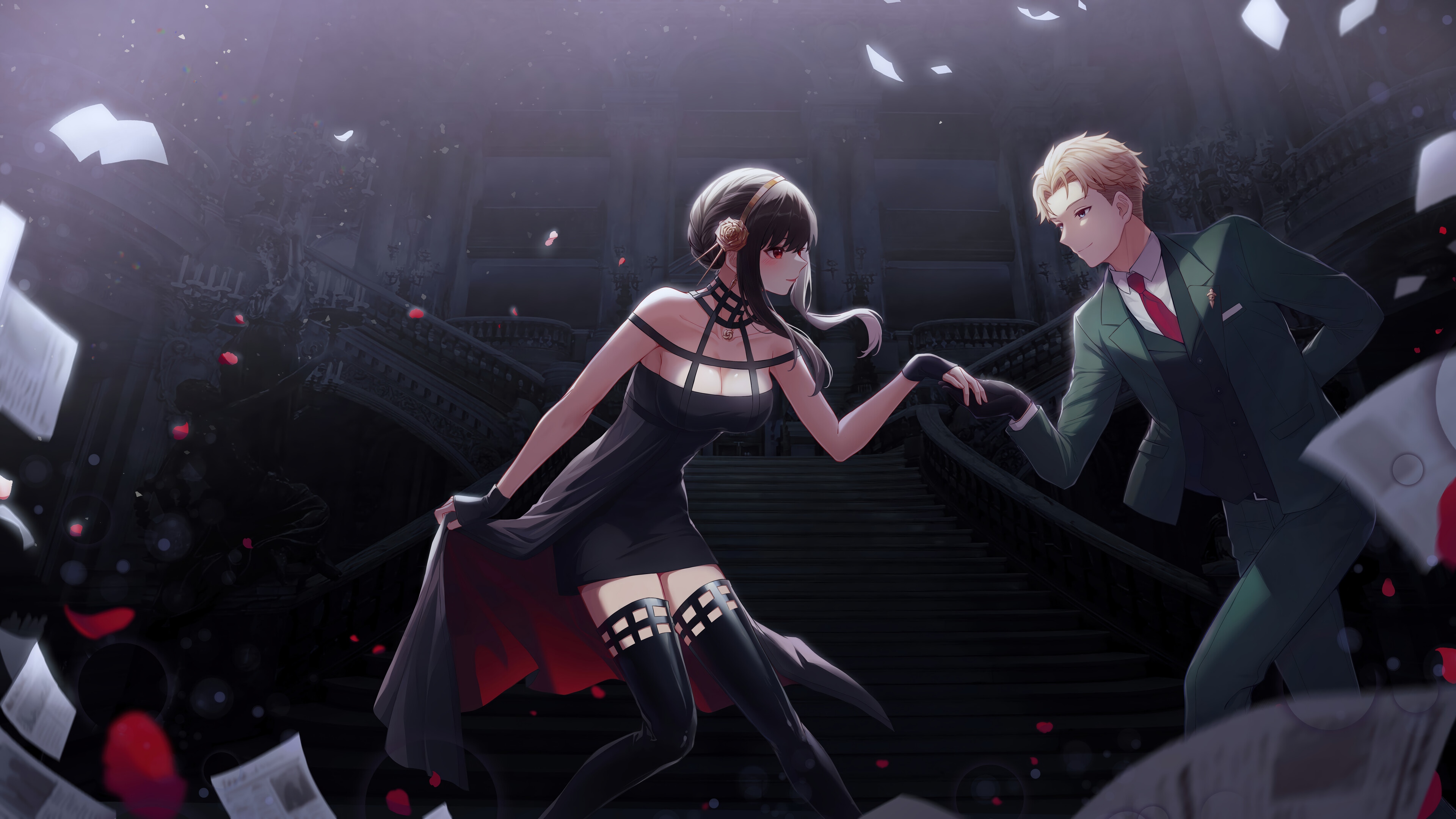 Yor and Loid Forger from Spy x Family in 4K HD Wallpaper