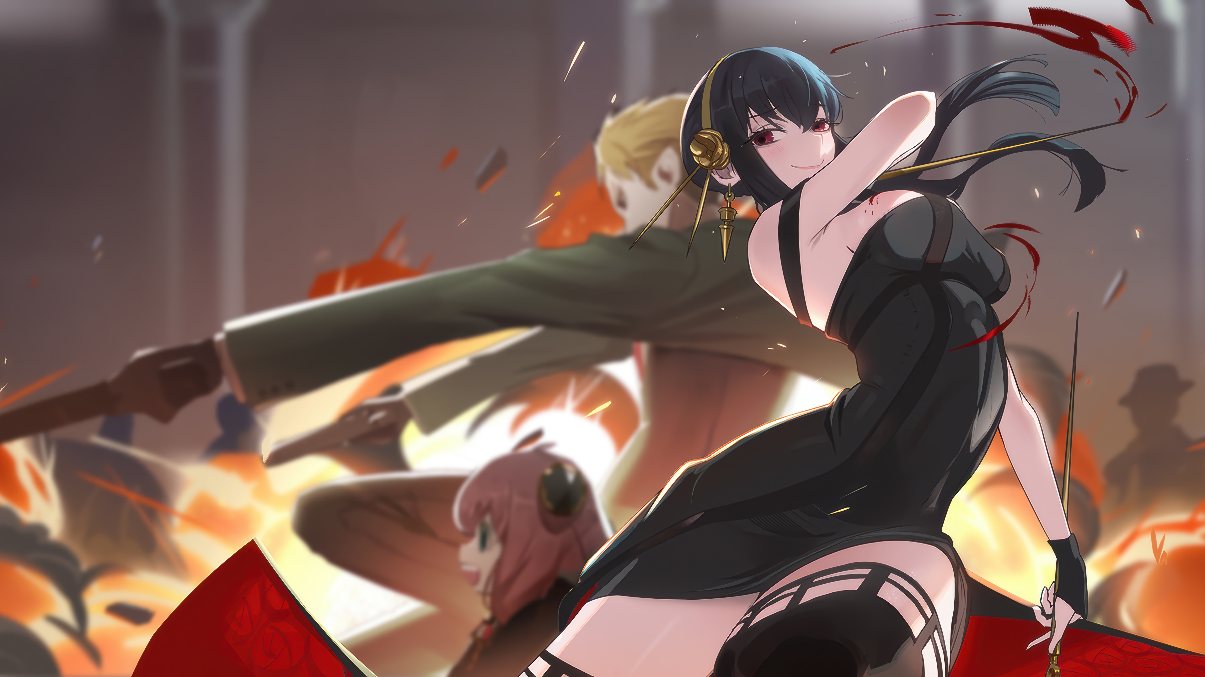 Spy x Family: Yor, Loid, and Anya Forger in 4K HD Wallpaper