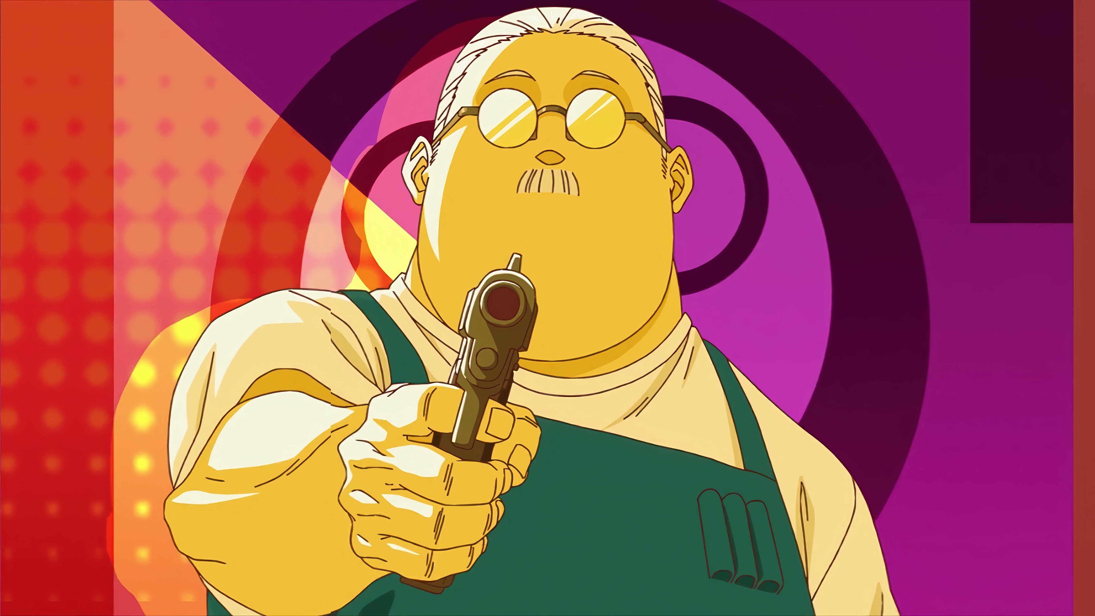 Taro Sakamoto holding a gun HD Wallpaper