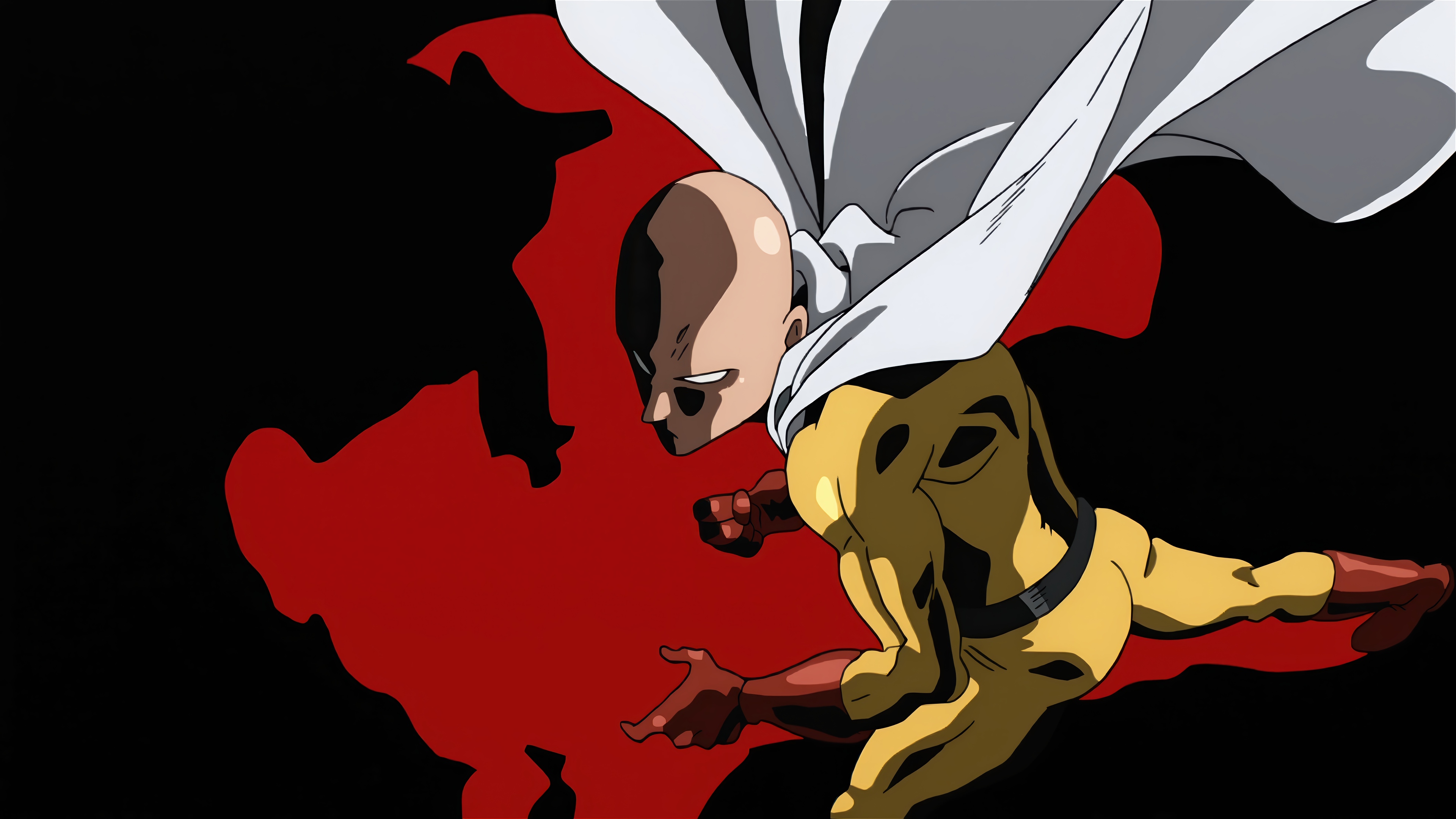 Saitama from One Punch Man in 4K HD Wallpaper