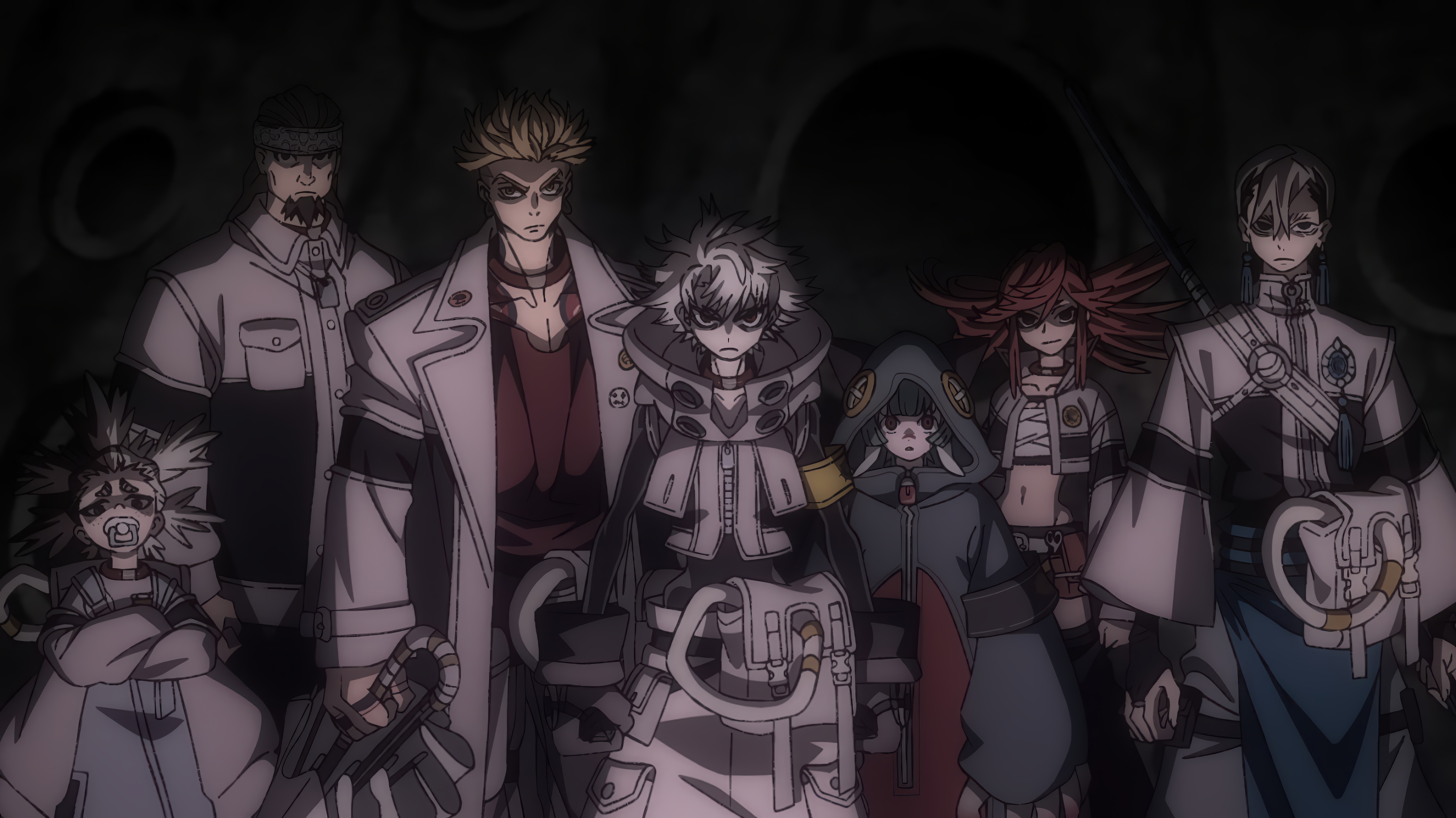 Gachiakuta: A group of characters stand together HD Wallpaper