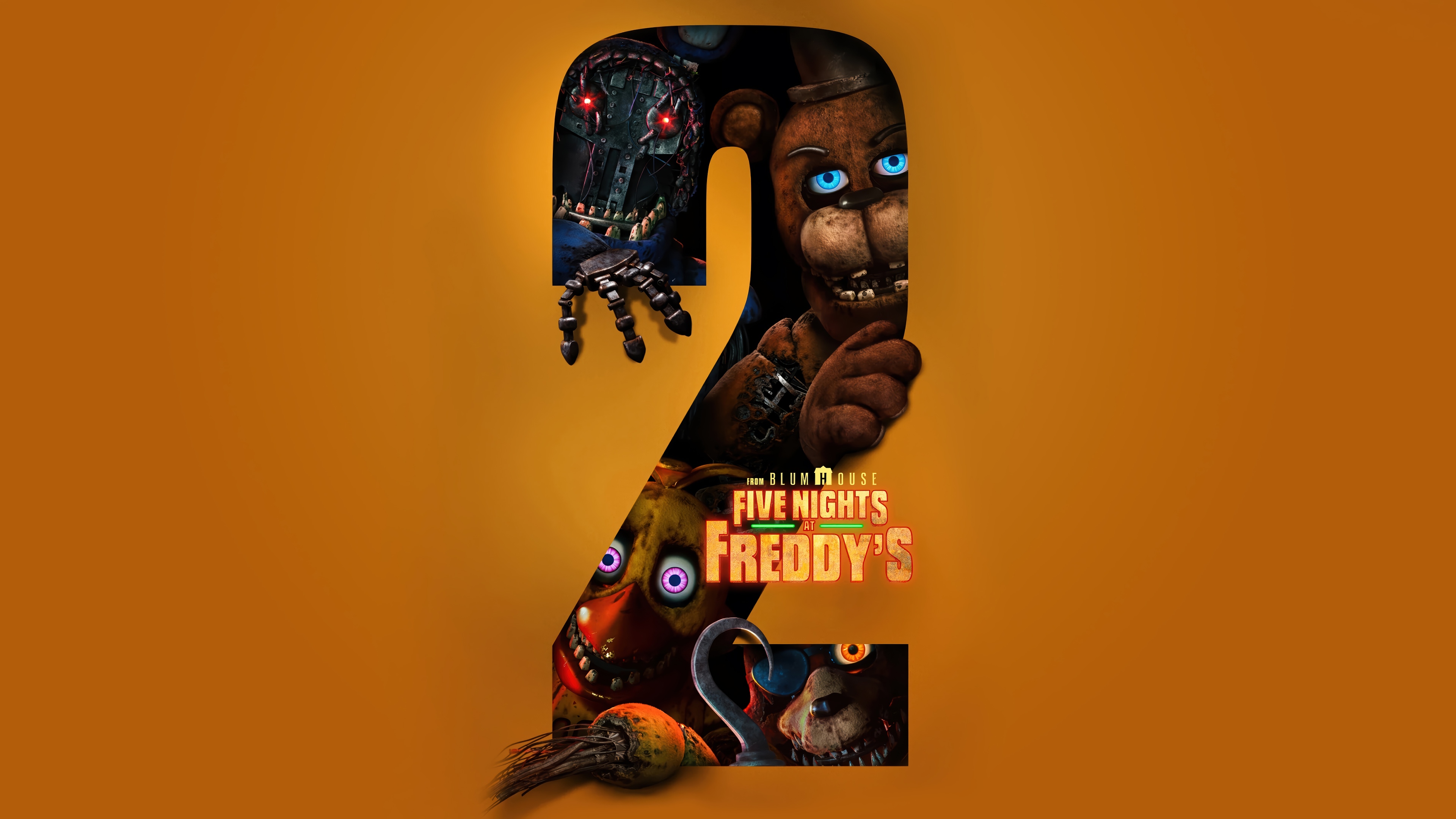 Five Nights at Freddy's 2 Movie Poster HD Wallpaper