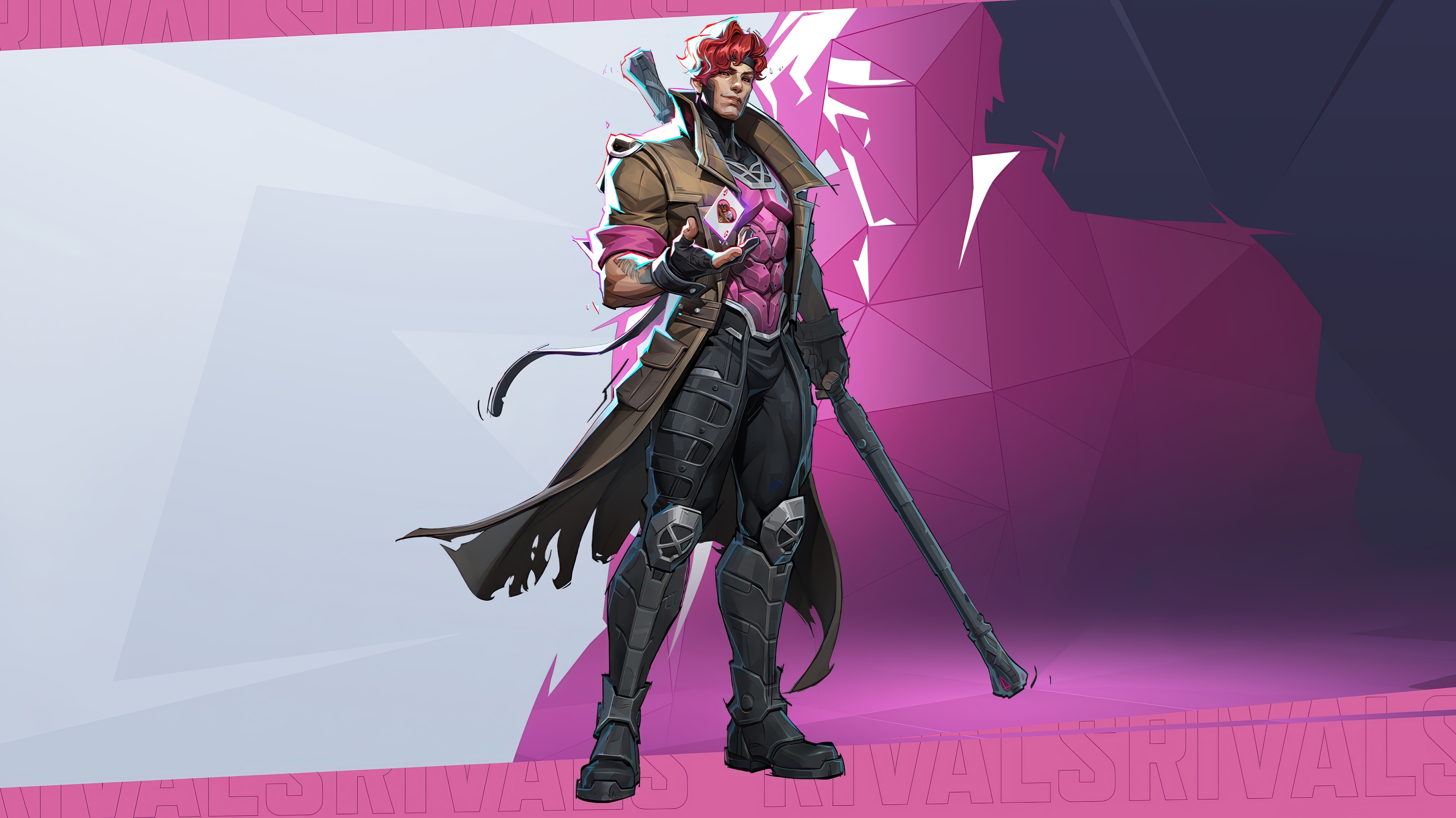 Gambit from Marvel Rivals in 4K HD Wallpaper