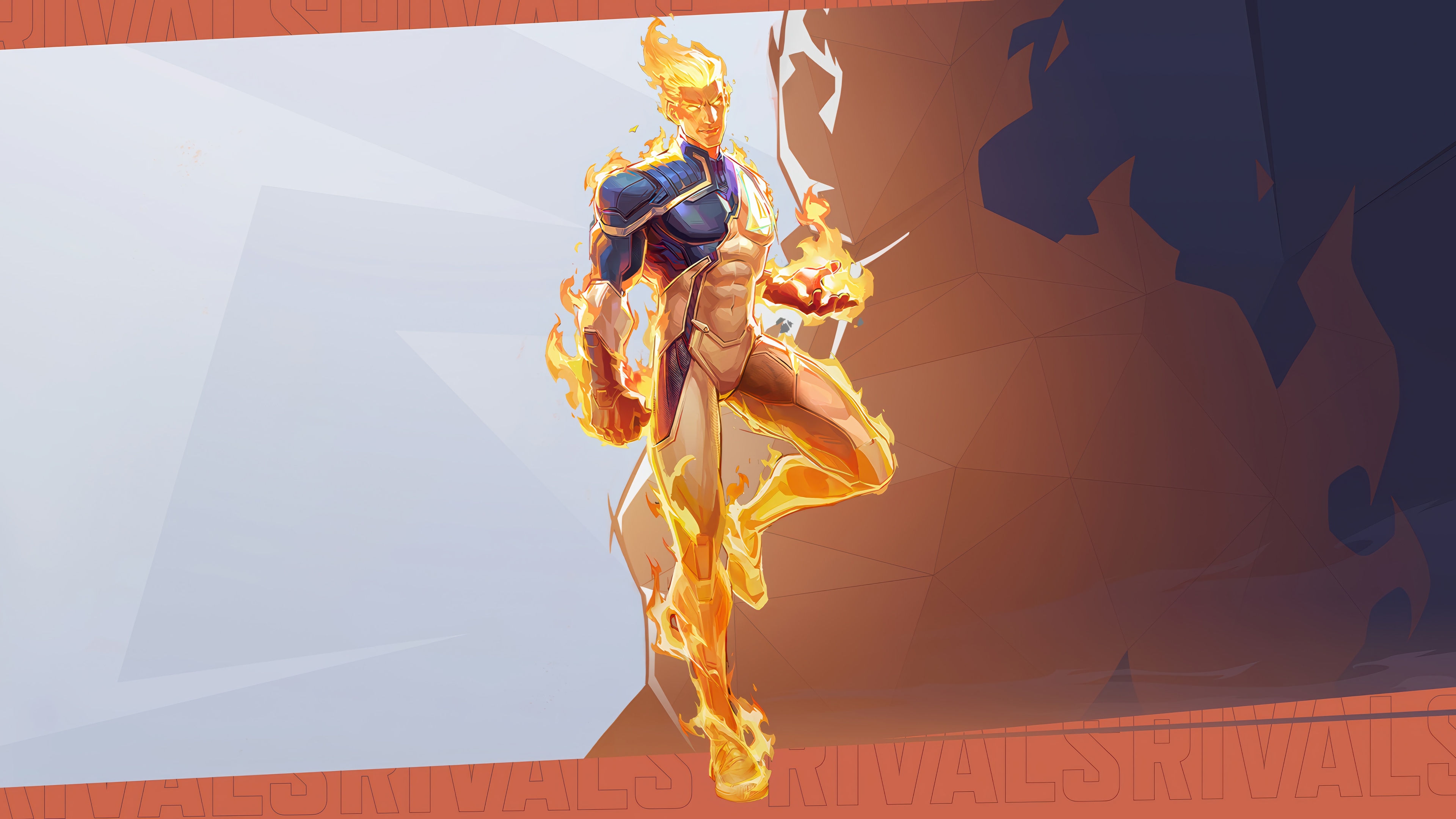 Human Torch in Marvel Rivals 4K HD Wallpaper