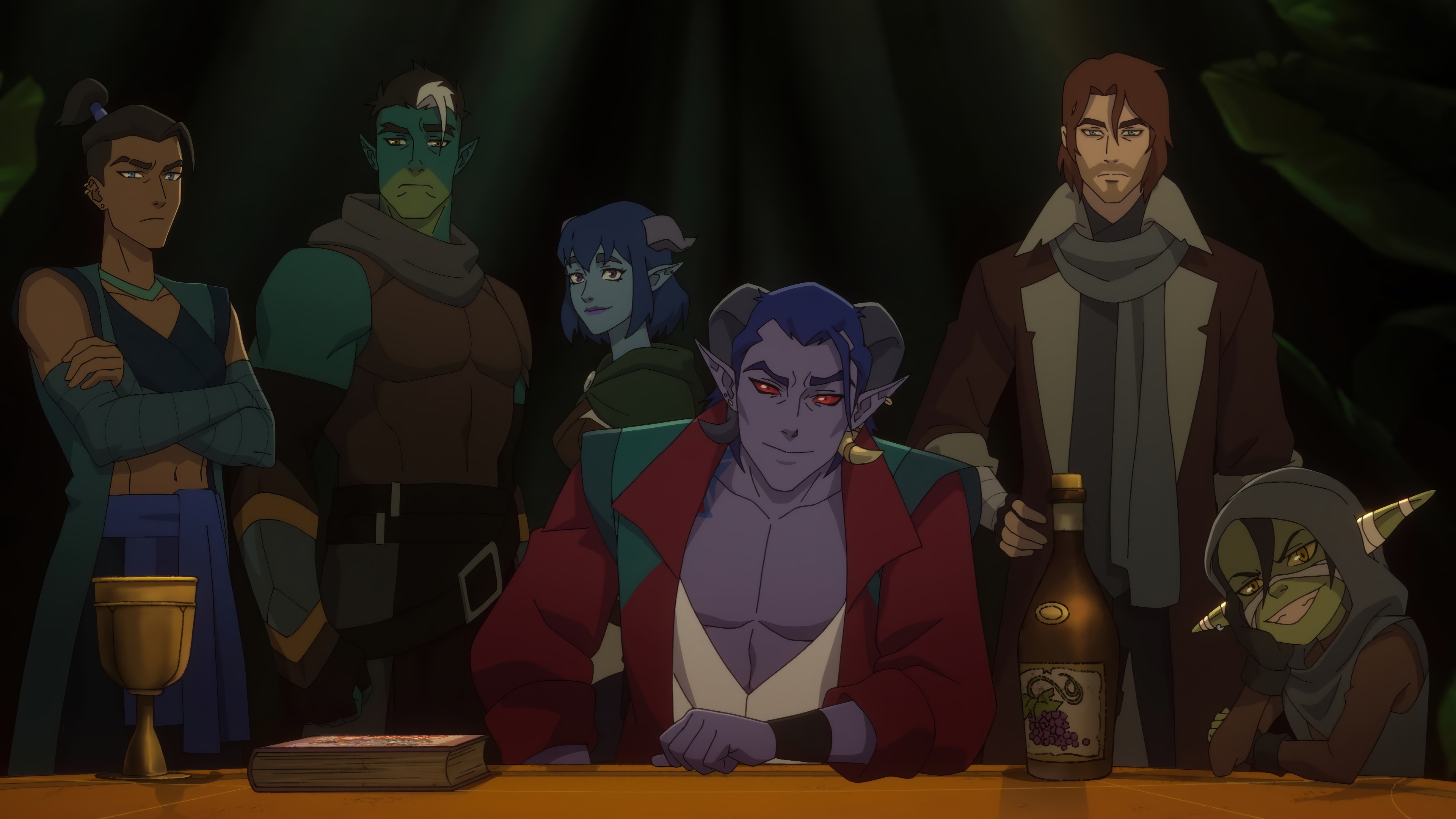 The Mighty Nein characters in 4K HD Wallpaper