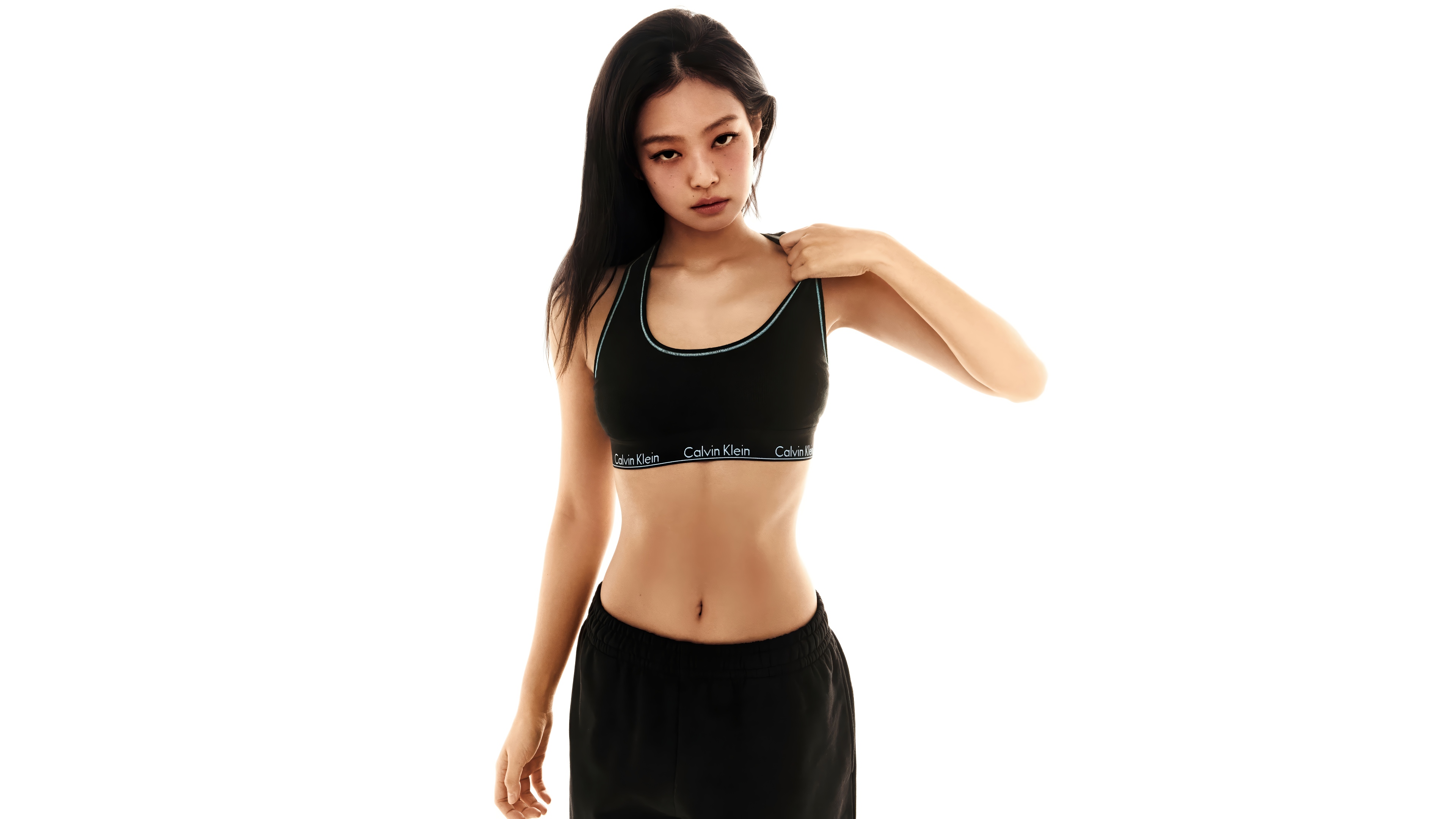 Jennie from BLACKPINK in Calvin Klein 4K HD Wallpaper