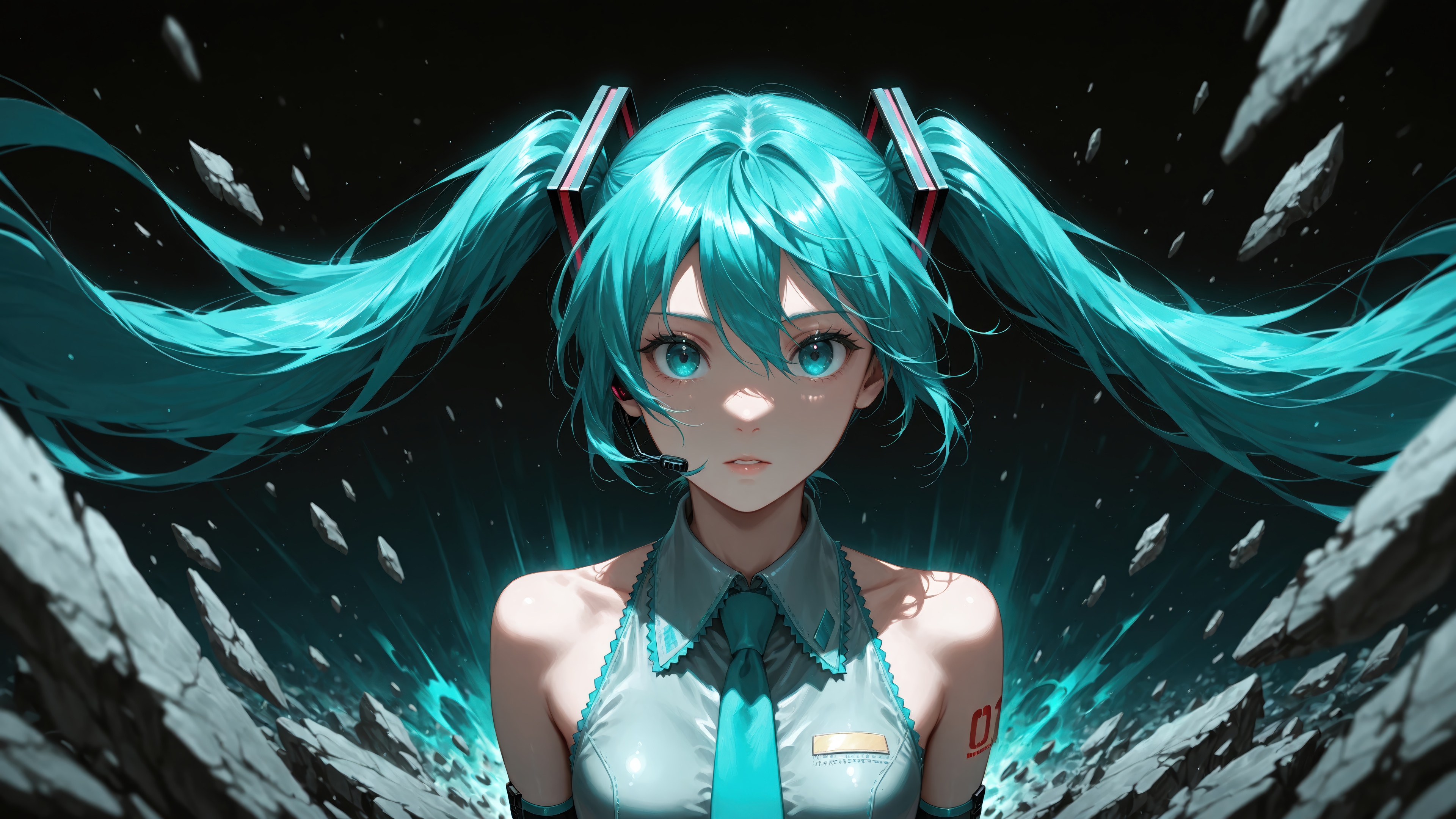 Hatsune Miku in 4K HD Wallpaper