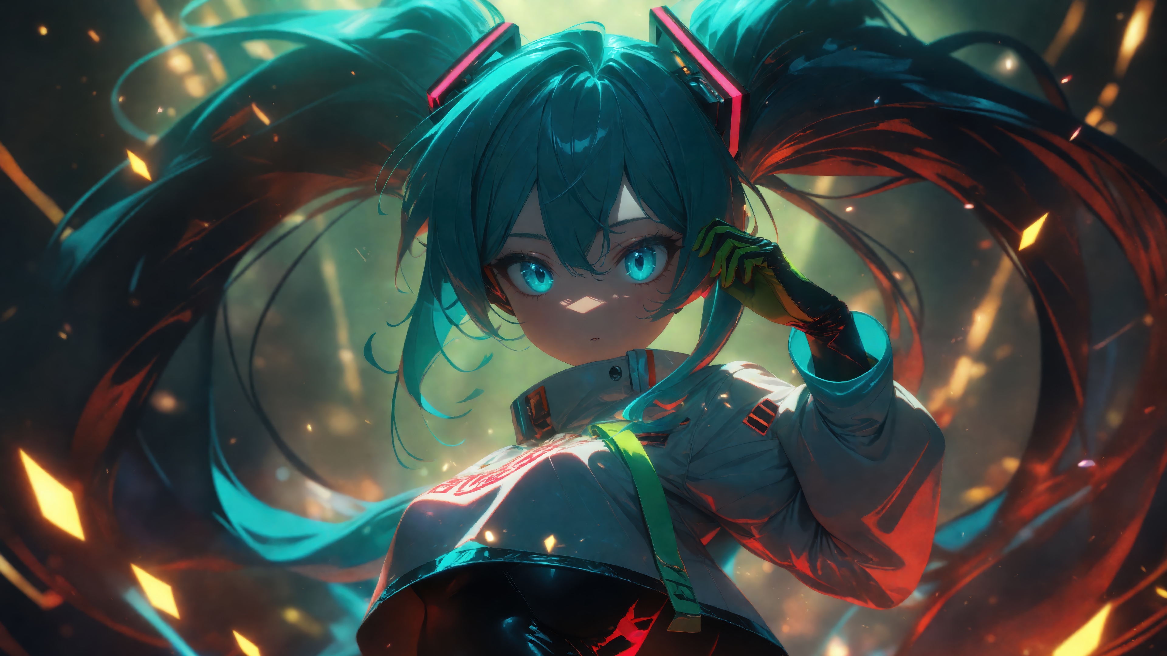 Hatsune Miku 4K HD Wallpaper