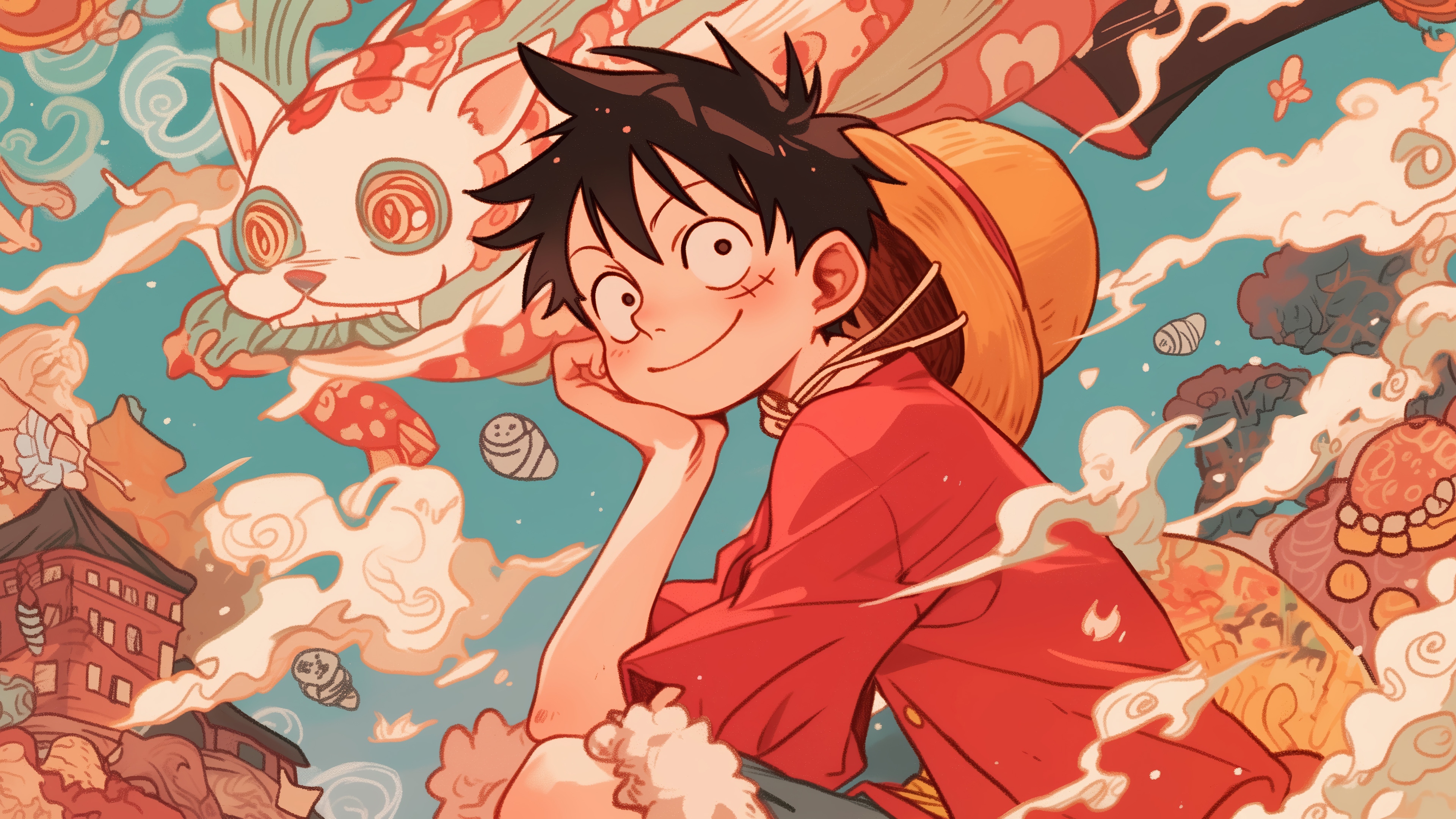 Monkey D. Luffy in One Piece 4K HD Wallpaper
