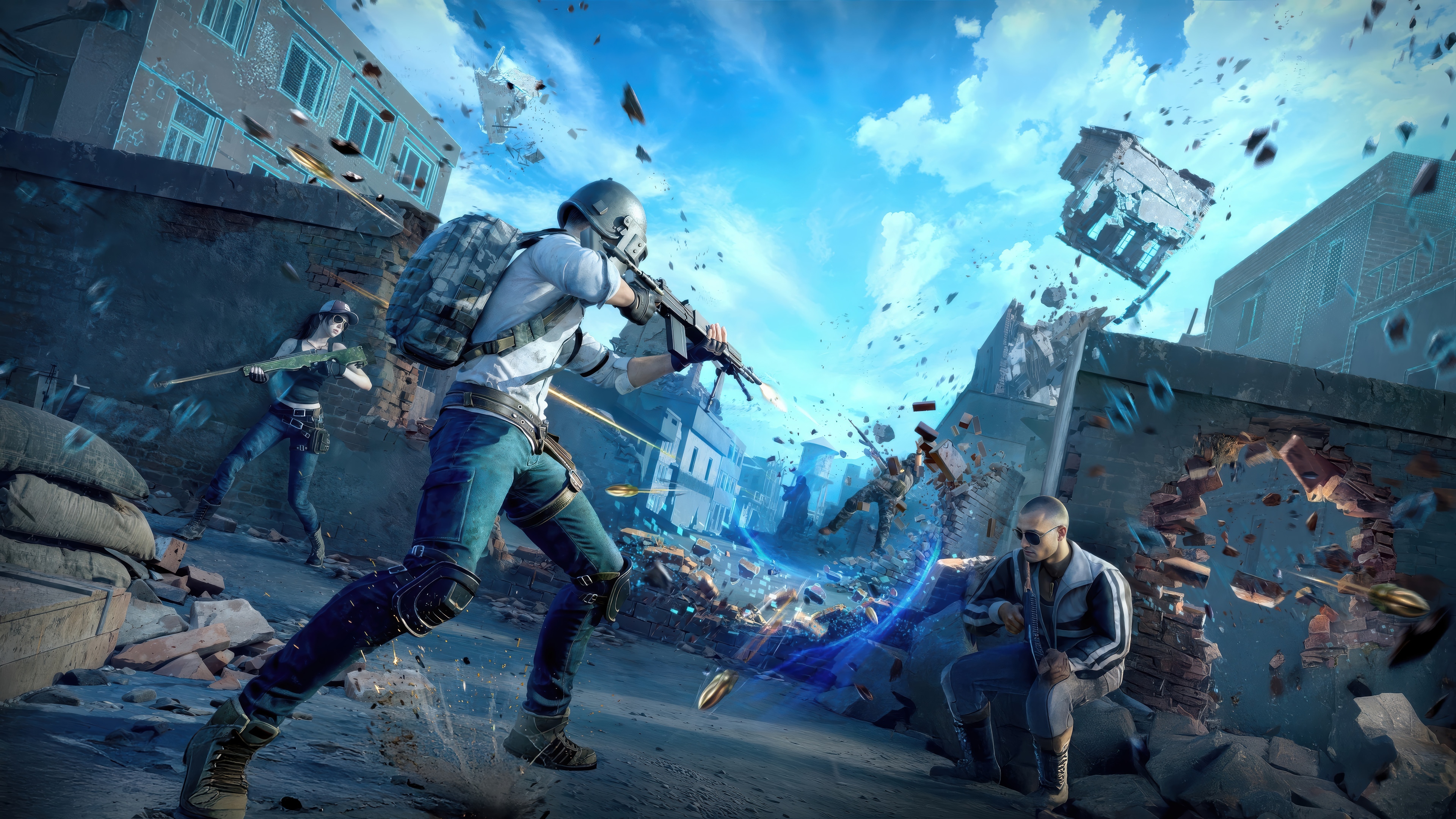 PUBG Mobile 4K battle royale scene HD Wallpaper