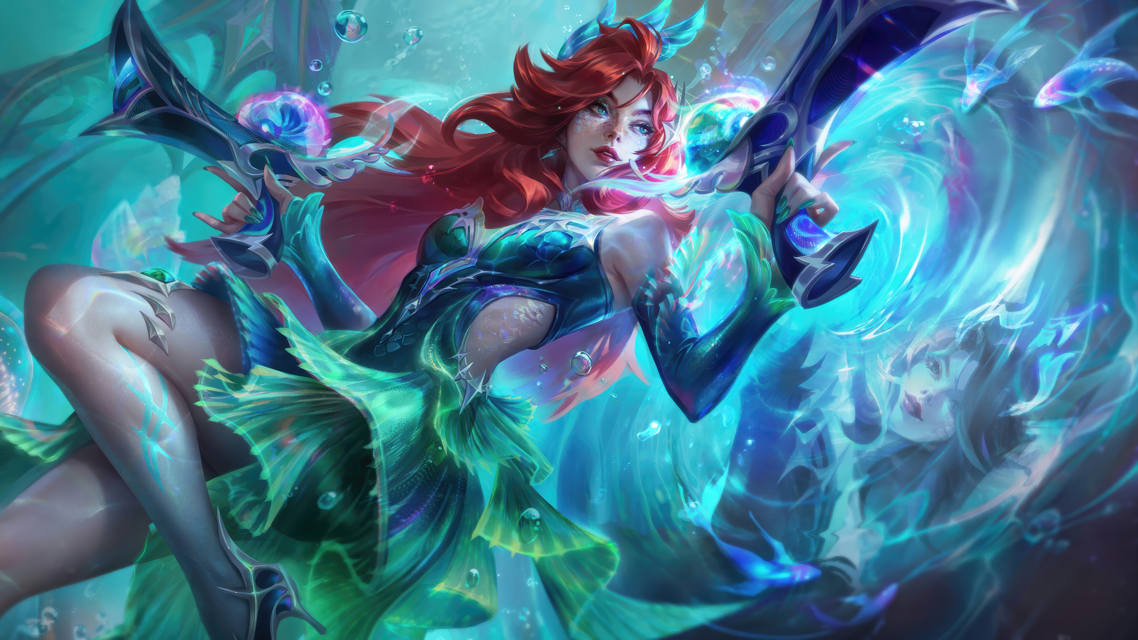Miss Fortune Cryptic Depth Splash Art 4K HD Wallpaper