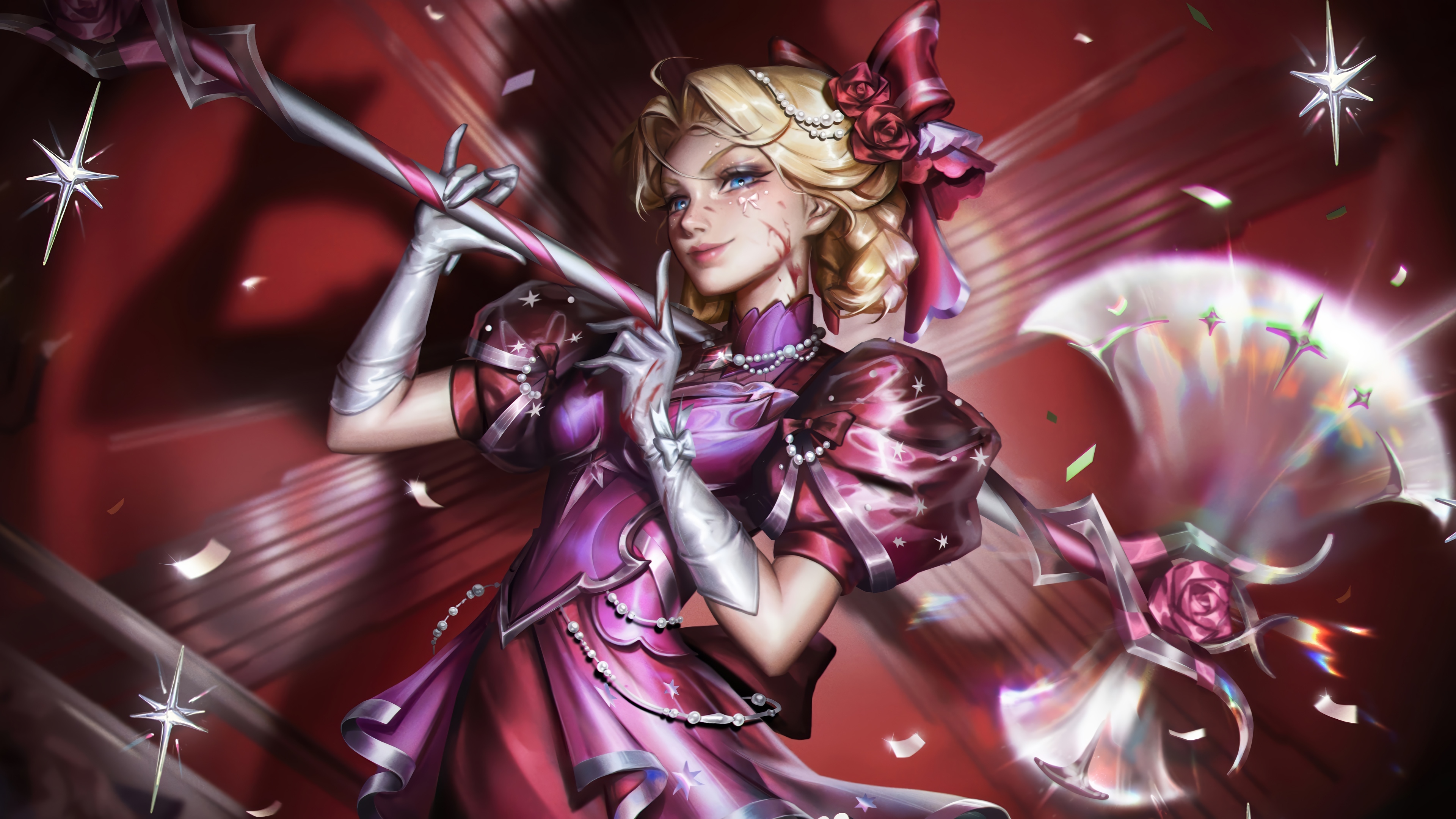 Lux from League of Legends in 4K HD Wallpaper