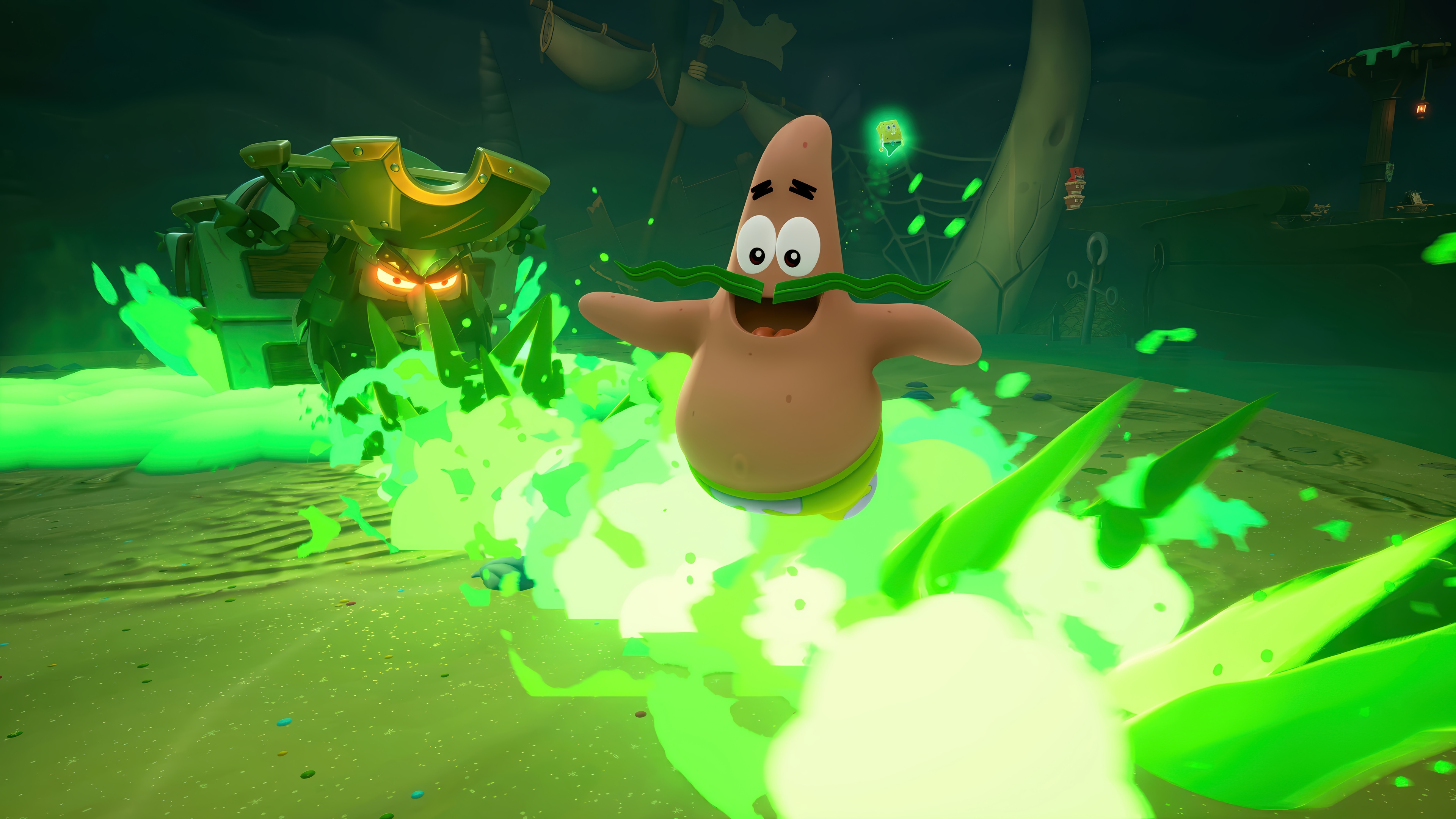 Patrick Star in SpongeBob SquarePants: Titans of the Tide 4K HD Wallpaper