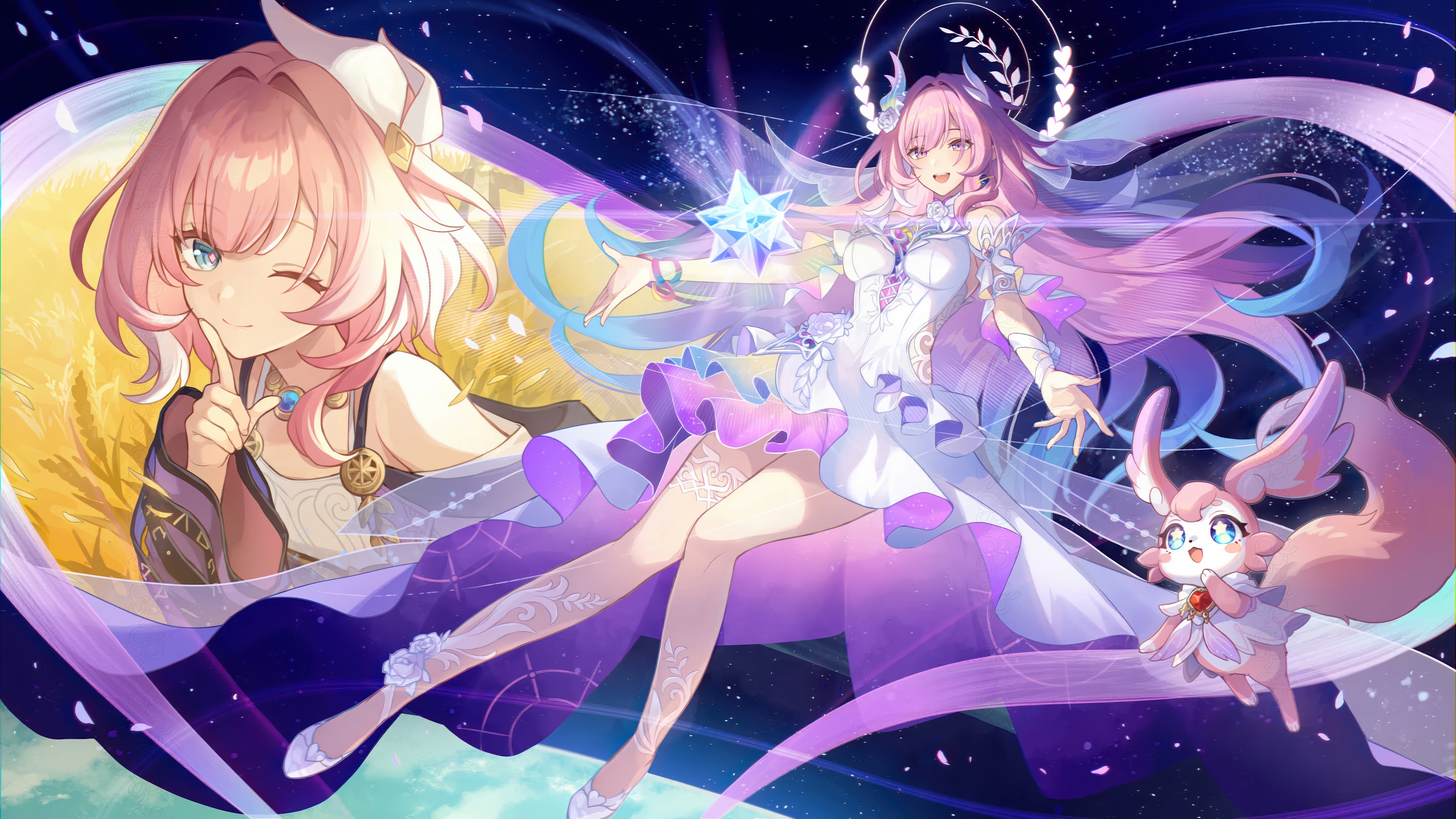 Cyrene and companion from Honkai: Star Rail in 4K HD Wallpaper