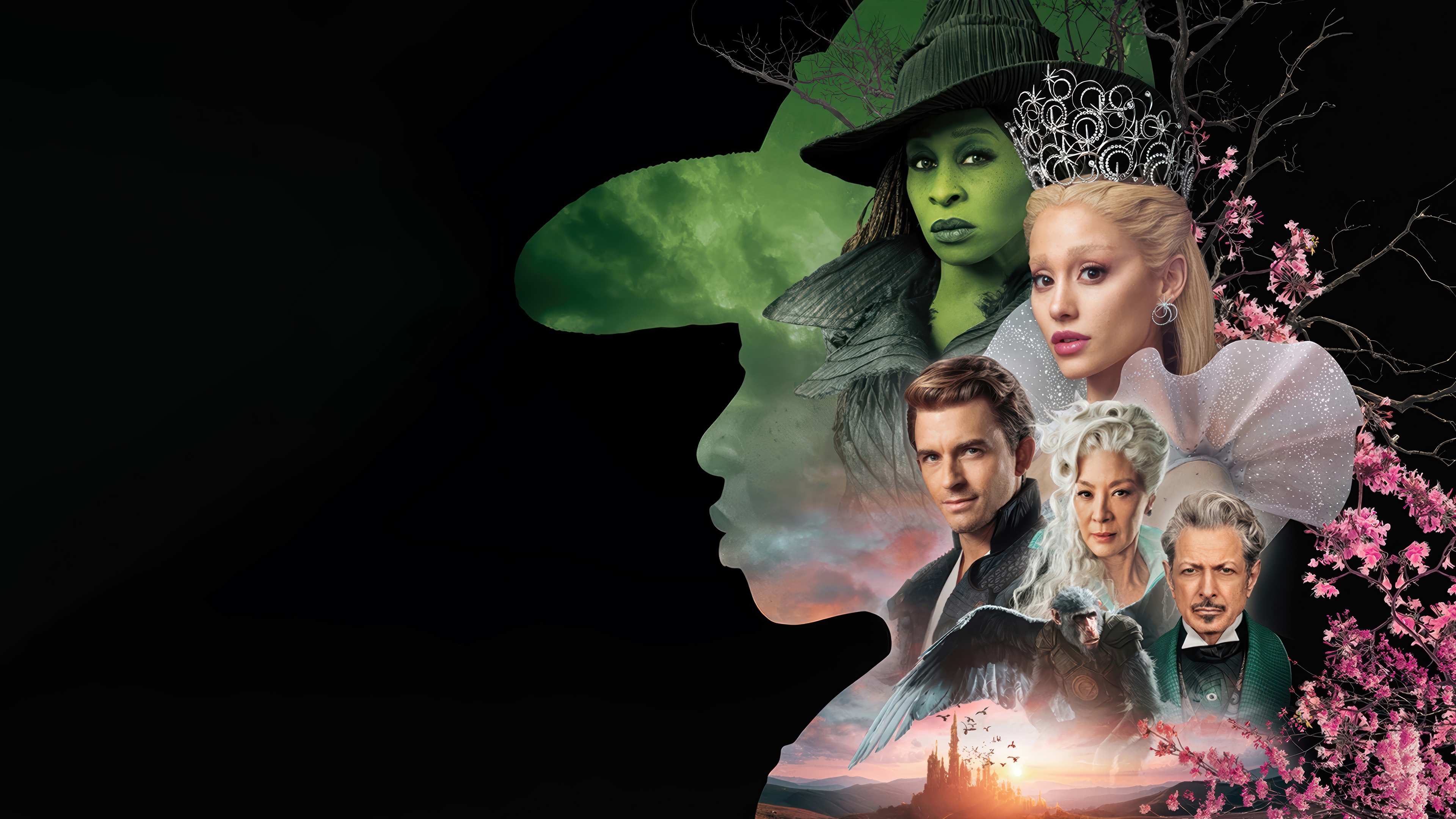 Wicked: For Good 4K HD Wallpaper