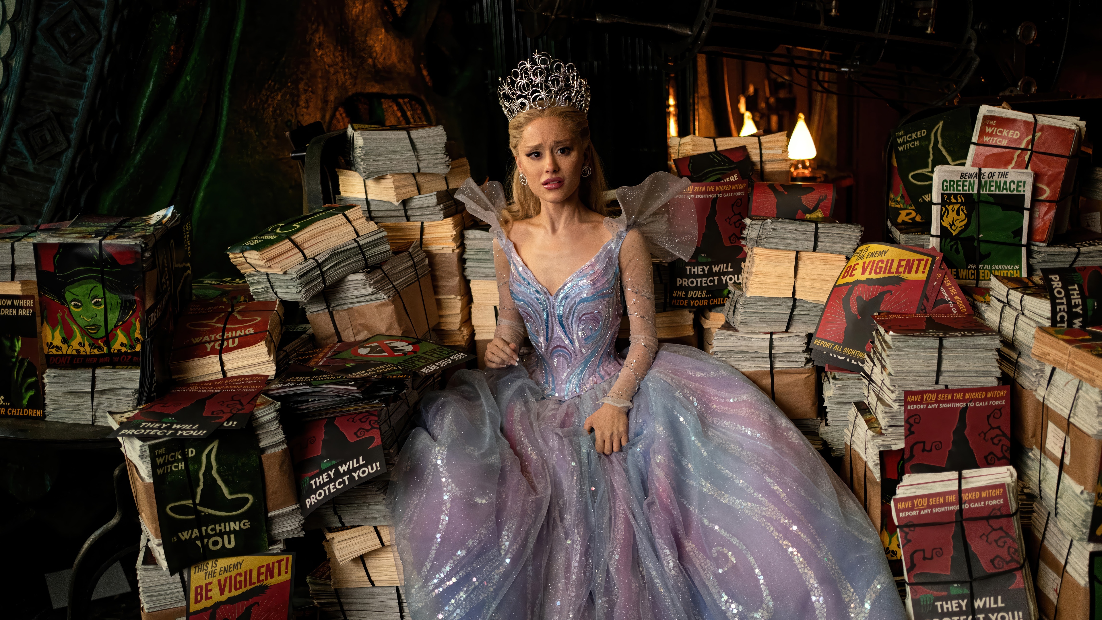 Glinda in Wicked: For Good 4K HD Wallpaper