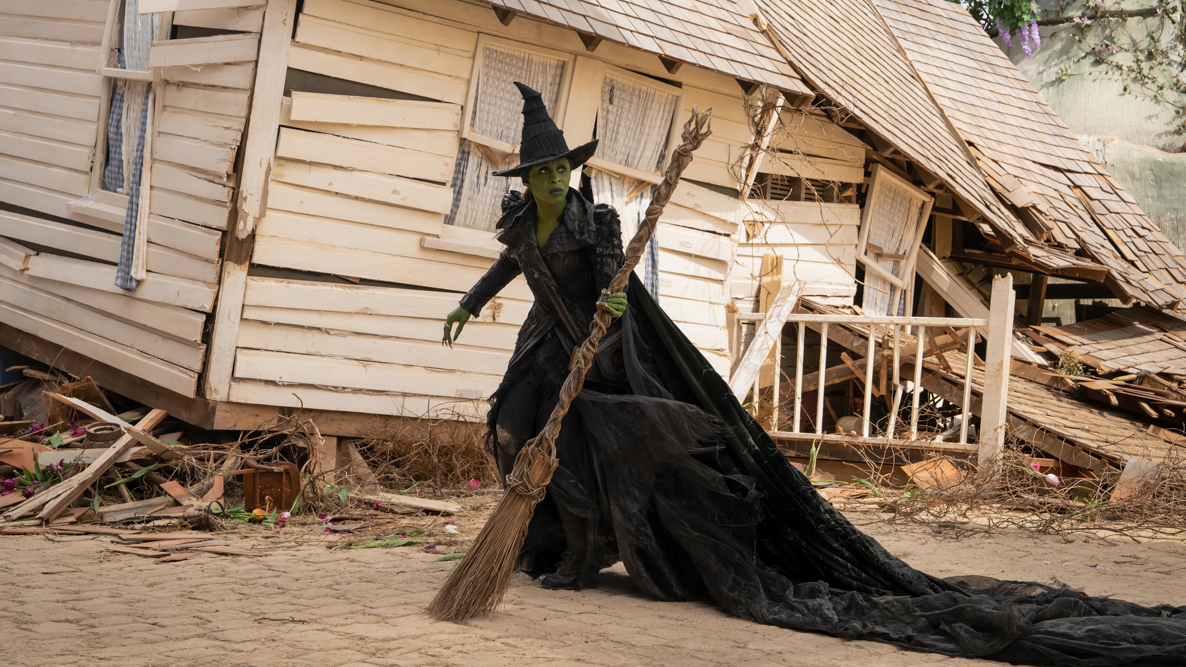 Elphaba from Wicked 4K HD Wallpaper