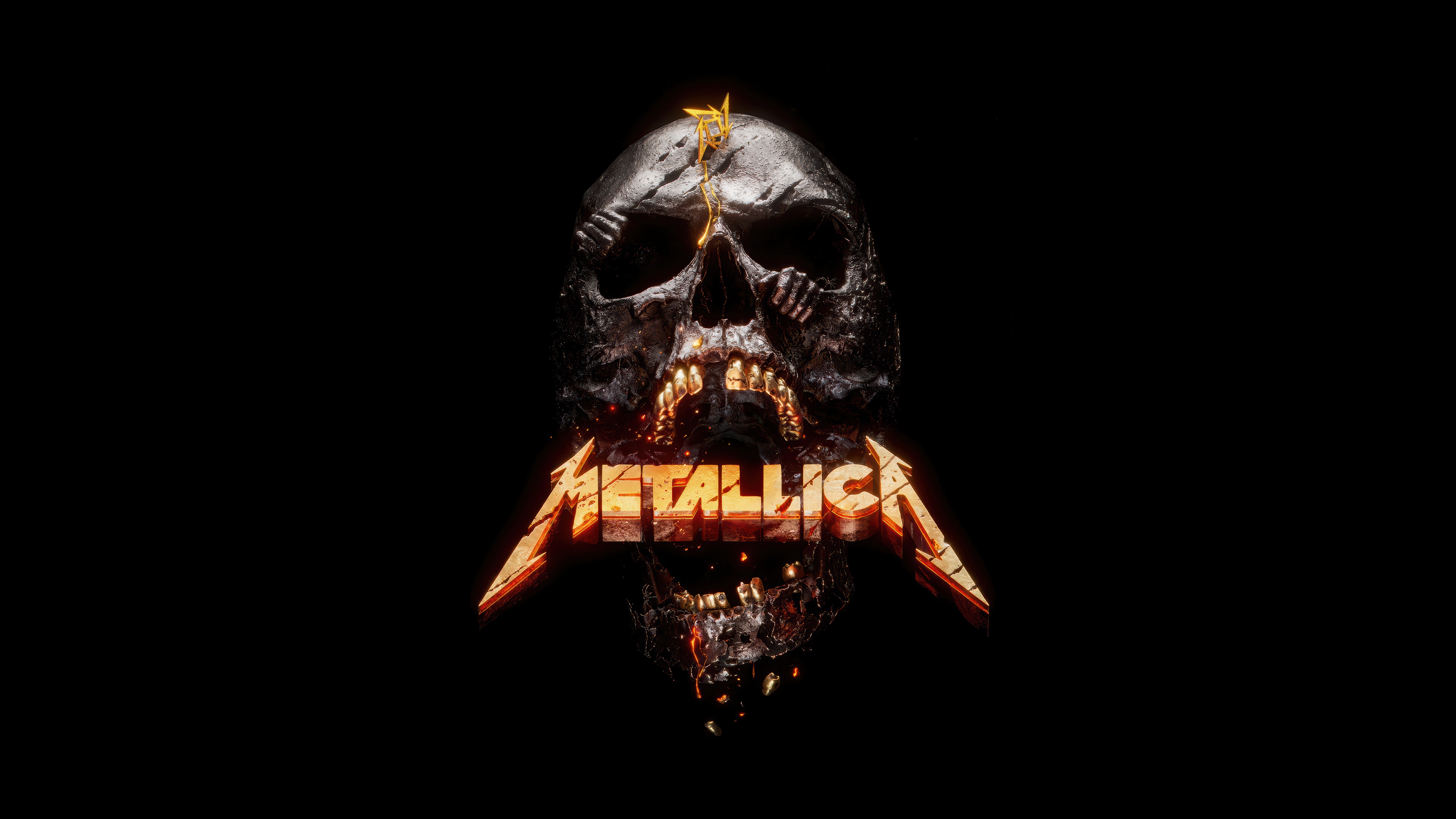 Metallica Skull 4K HD Wallpaper