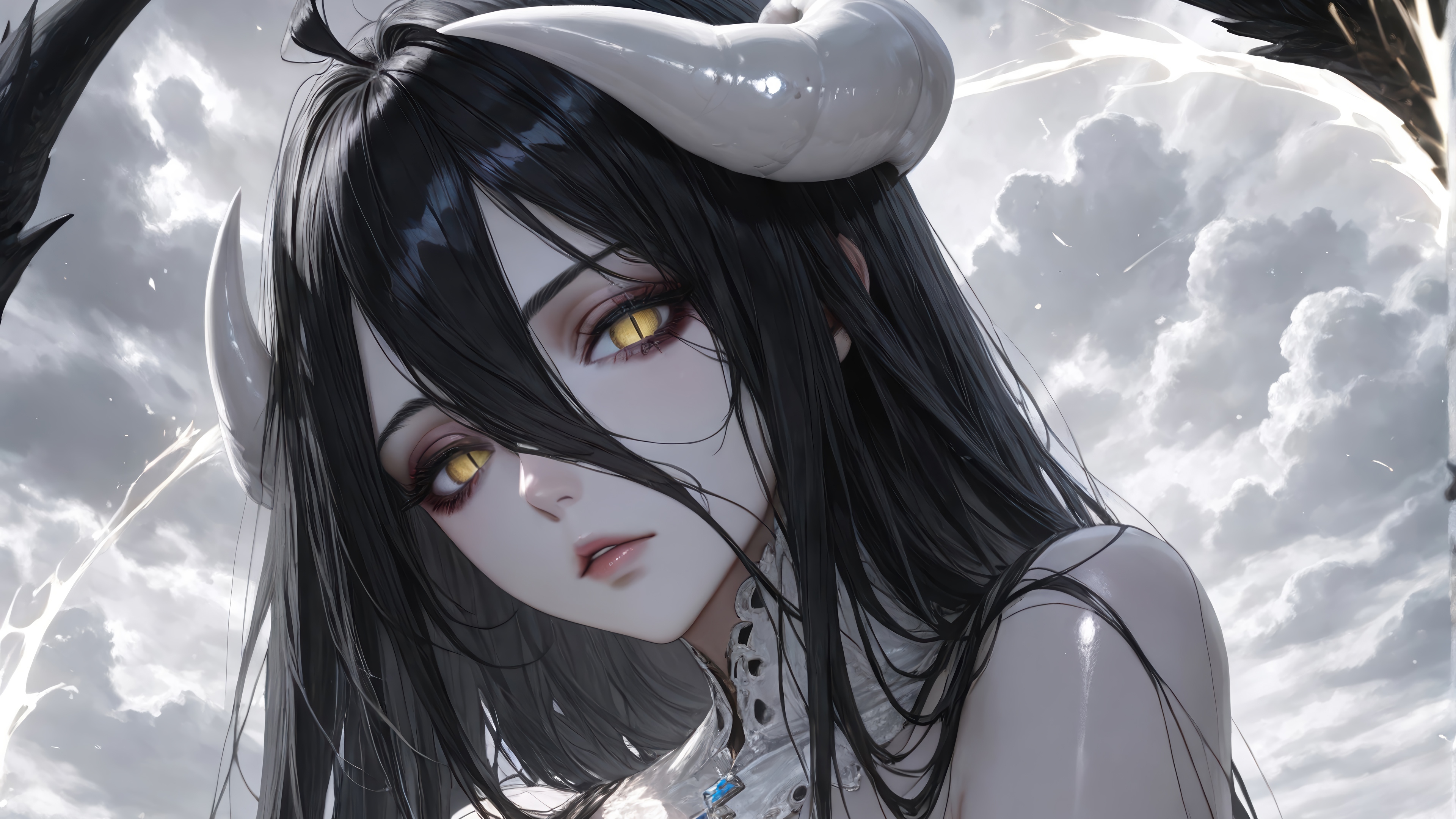 Albedo from Overlord in 4K HD Wallpaper