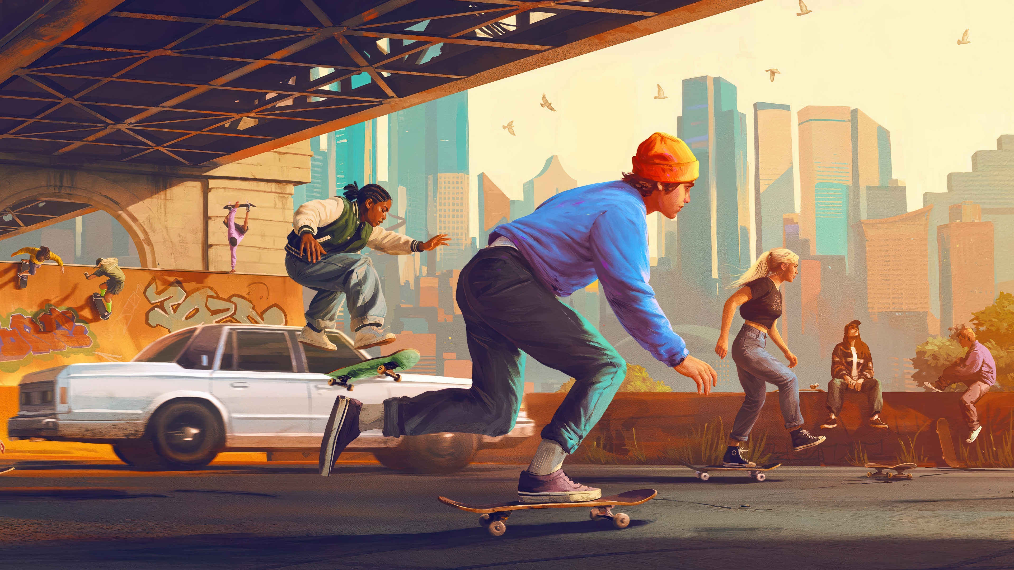 Skate. 4K HD Wallpaper