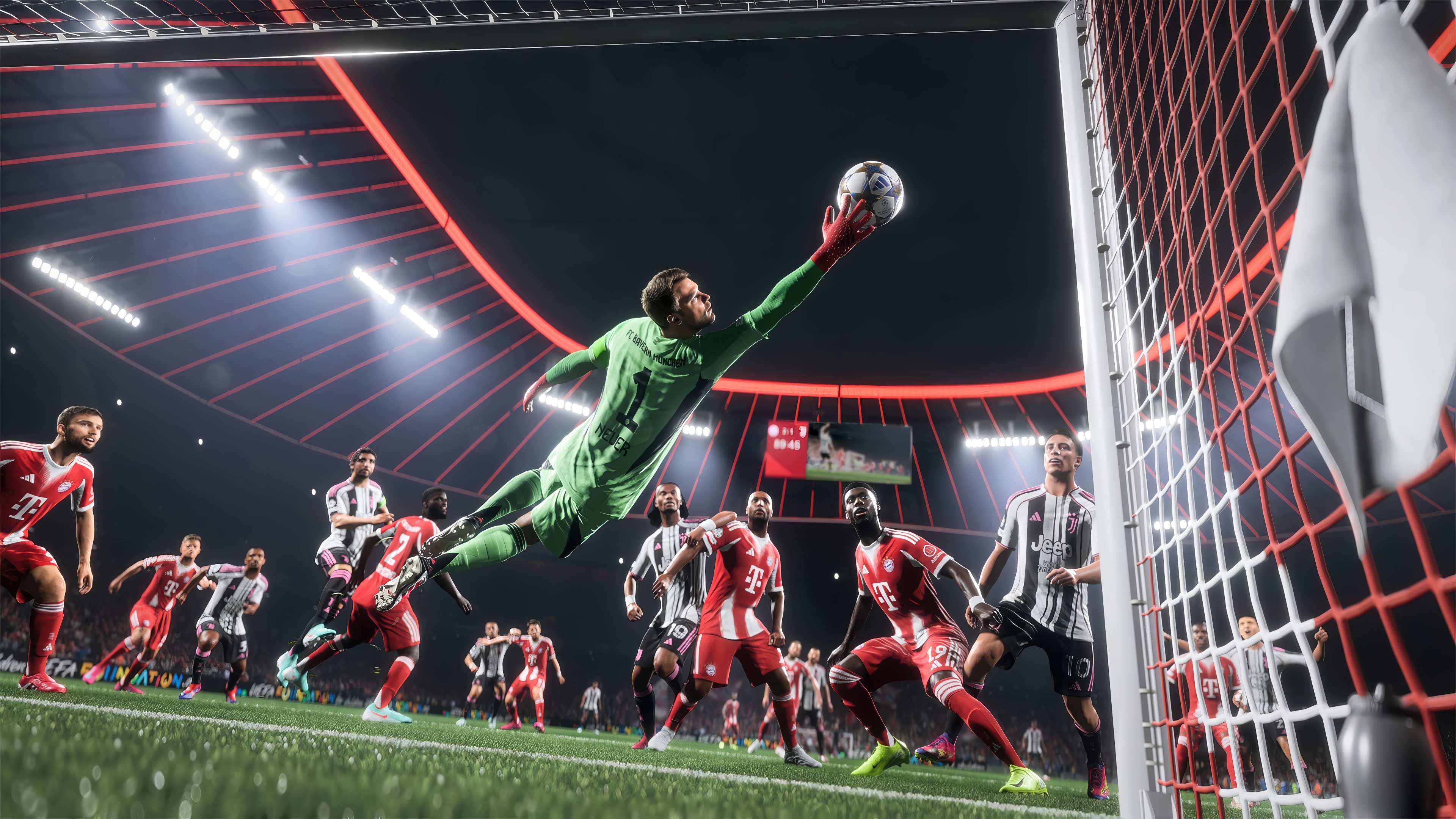EA Sports FC 26 Goalkeeper Saves Goal HD Wallpaper