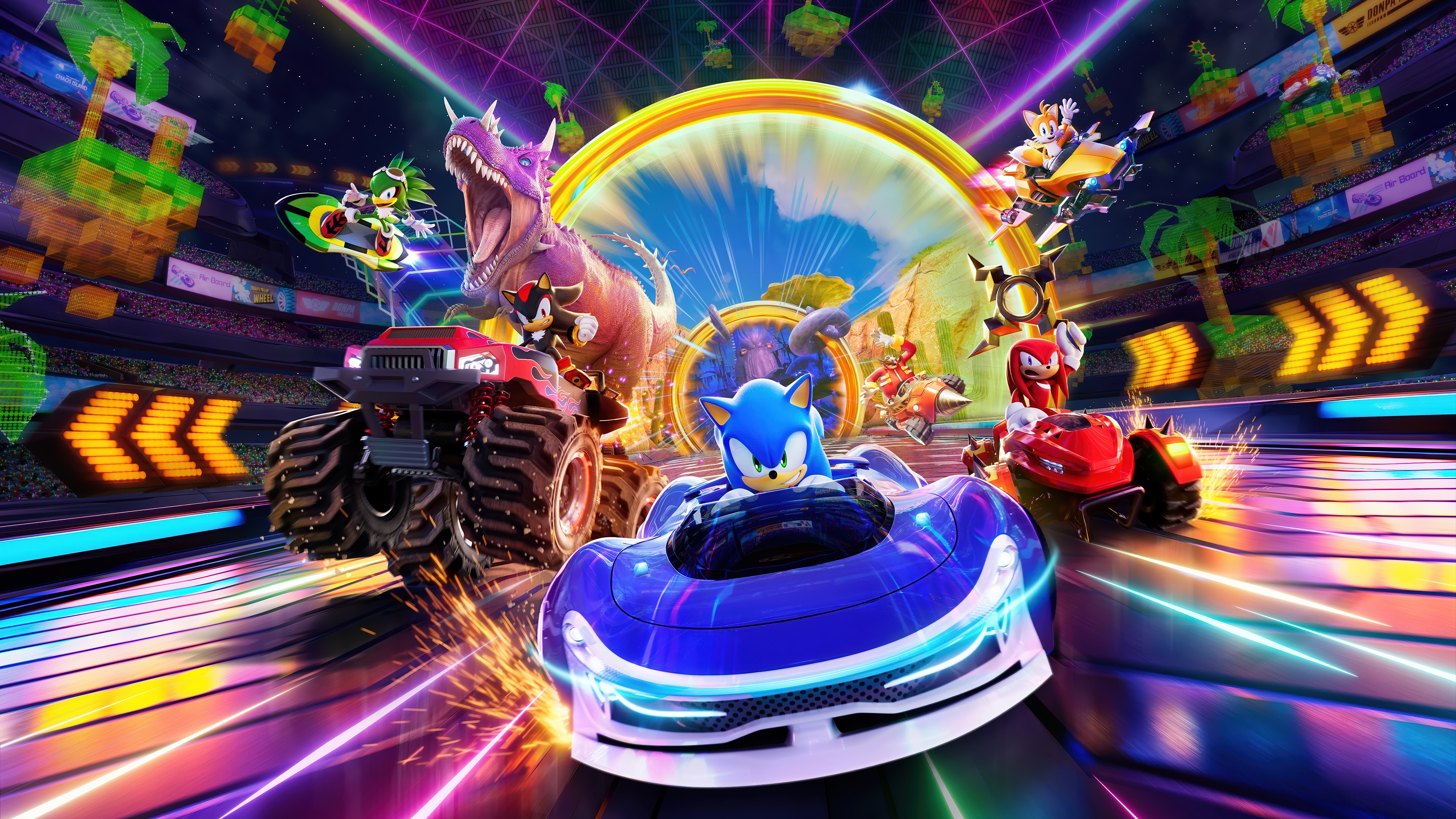 Sonic Racing: CrossWorlds 4K HD Wallpaper
