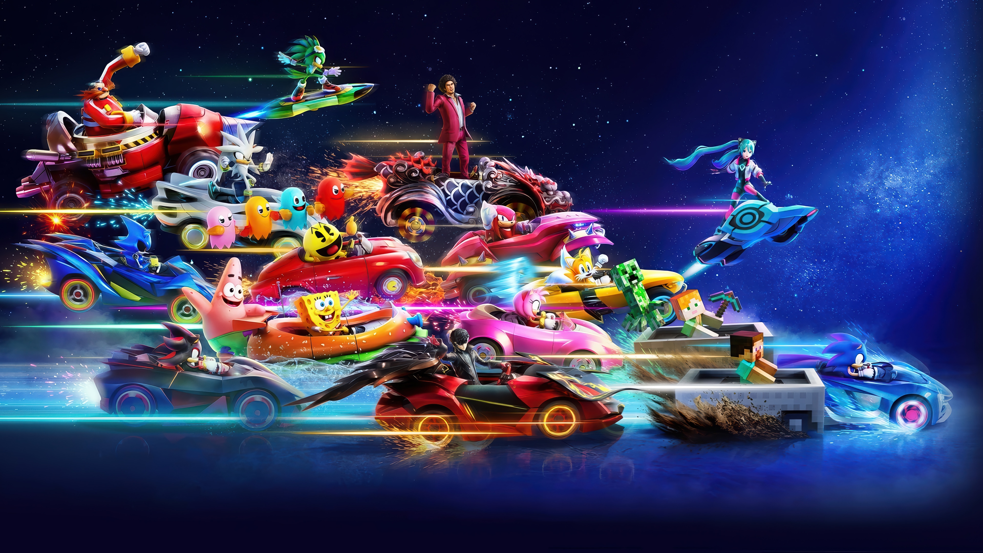 Sonic Racing: CrossWorlds 4K HD Wallpaper