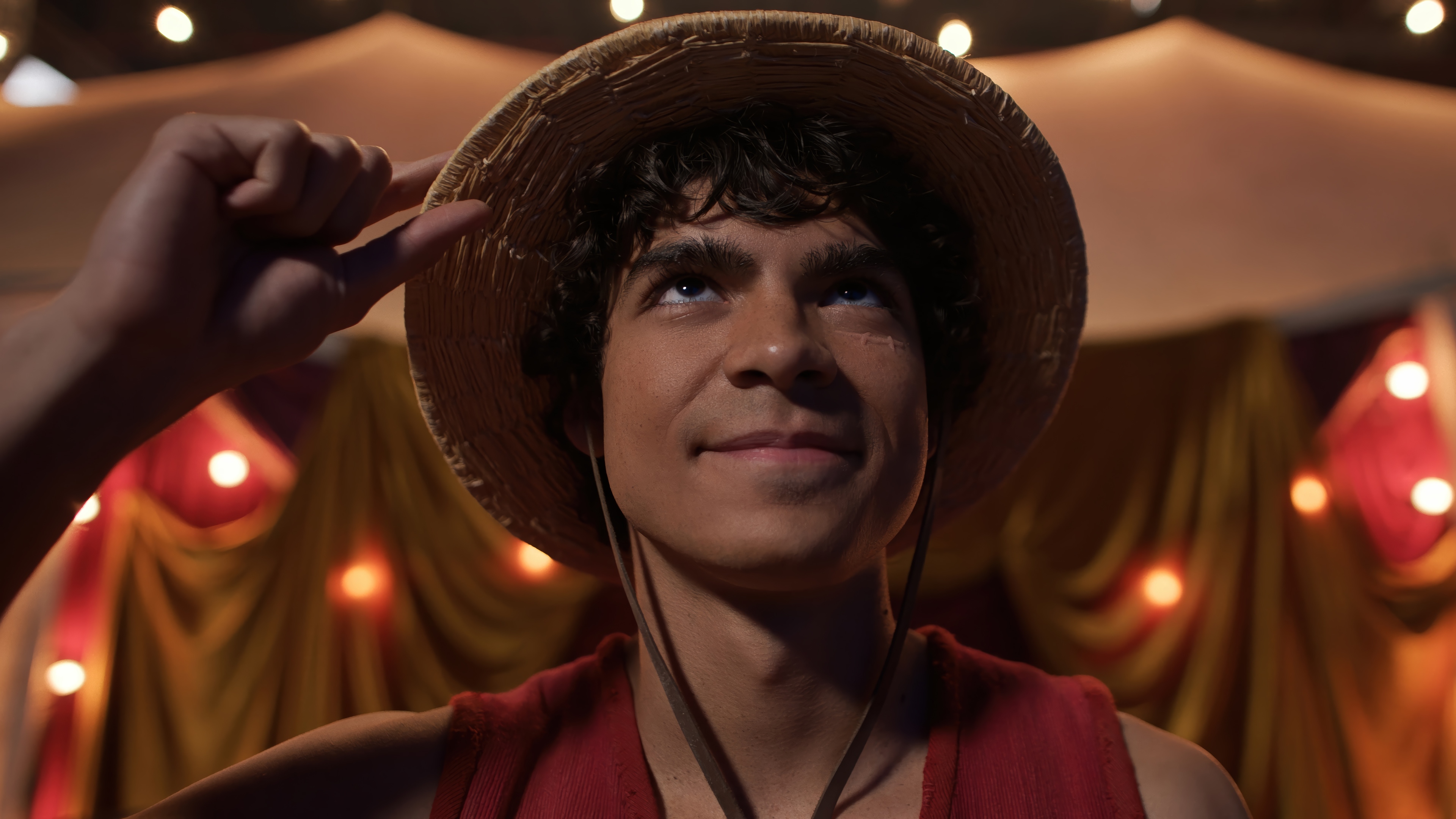 Monkey D. Luffy in One Piece - Netflix 4K HD Wallpaper