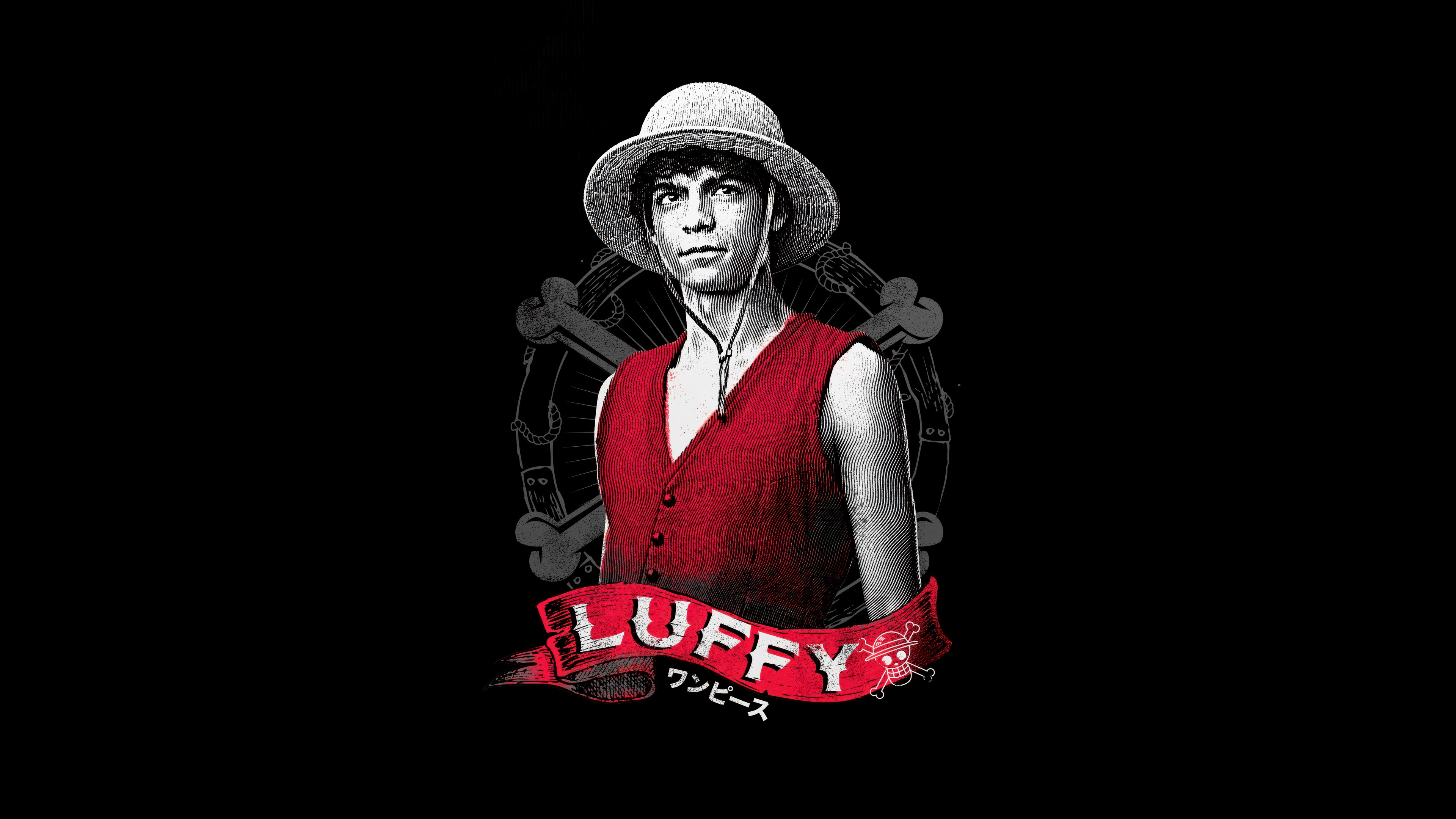 Monkey D. Luffy in One Piece - Netflix 4K HD Wallpaper