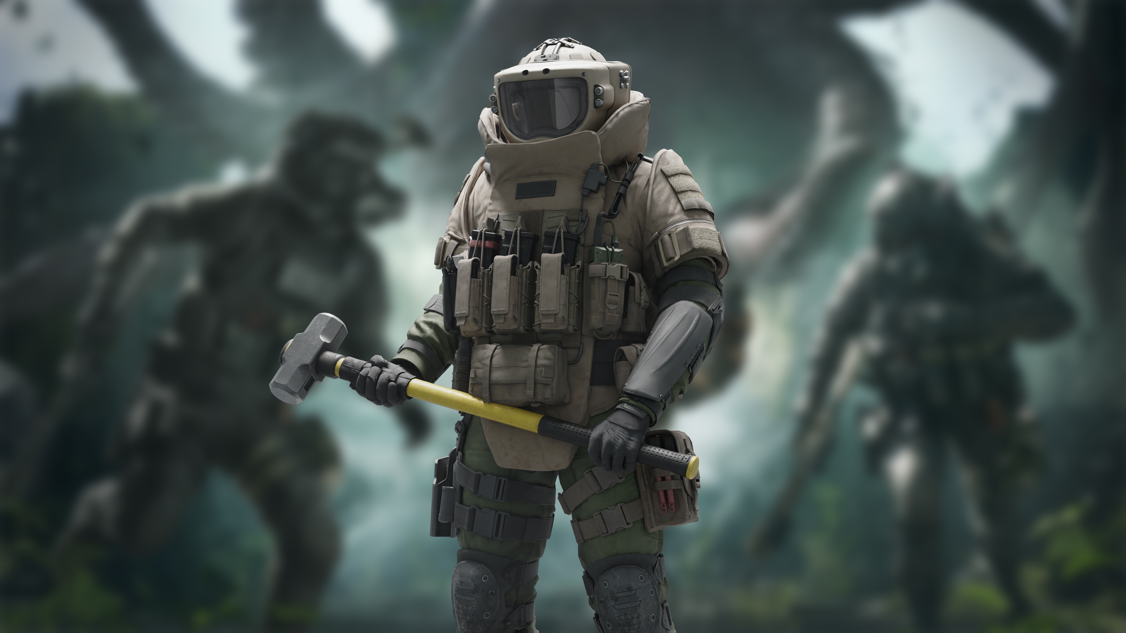 Sledge from Rules of Engagement: The Grey State with a Sledgehammer HD Wallpaper