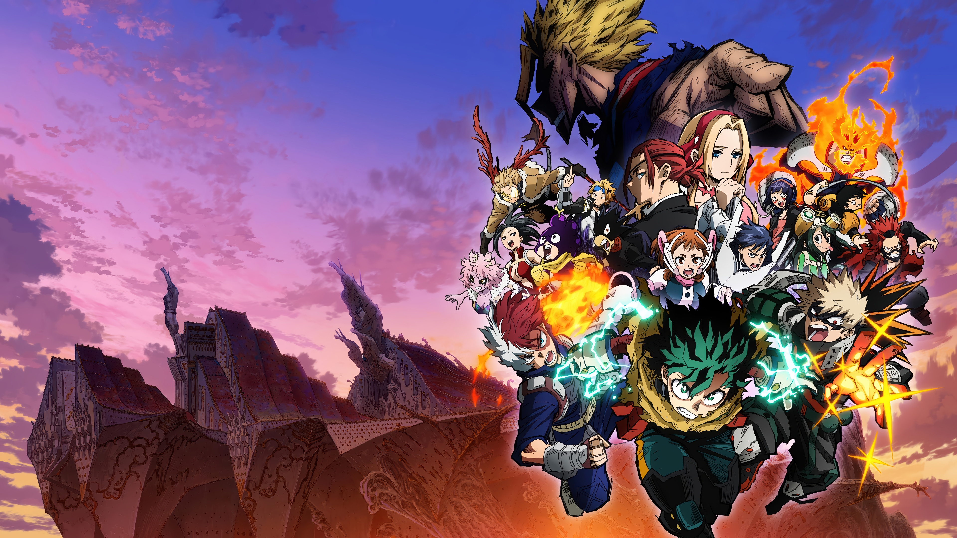 My Hero Academia 4K Anime Poster HD Wallpaper