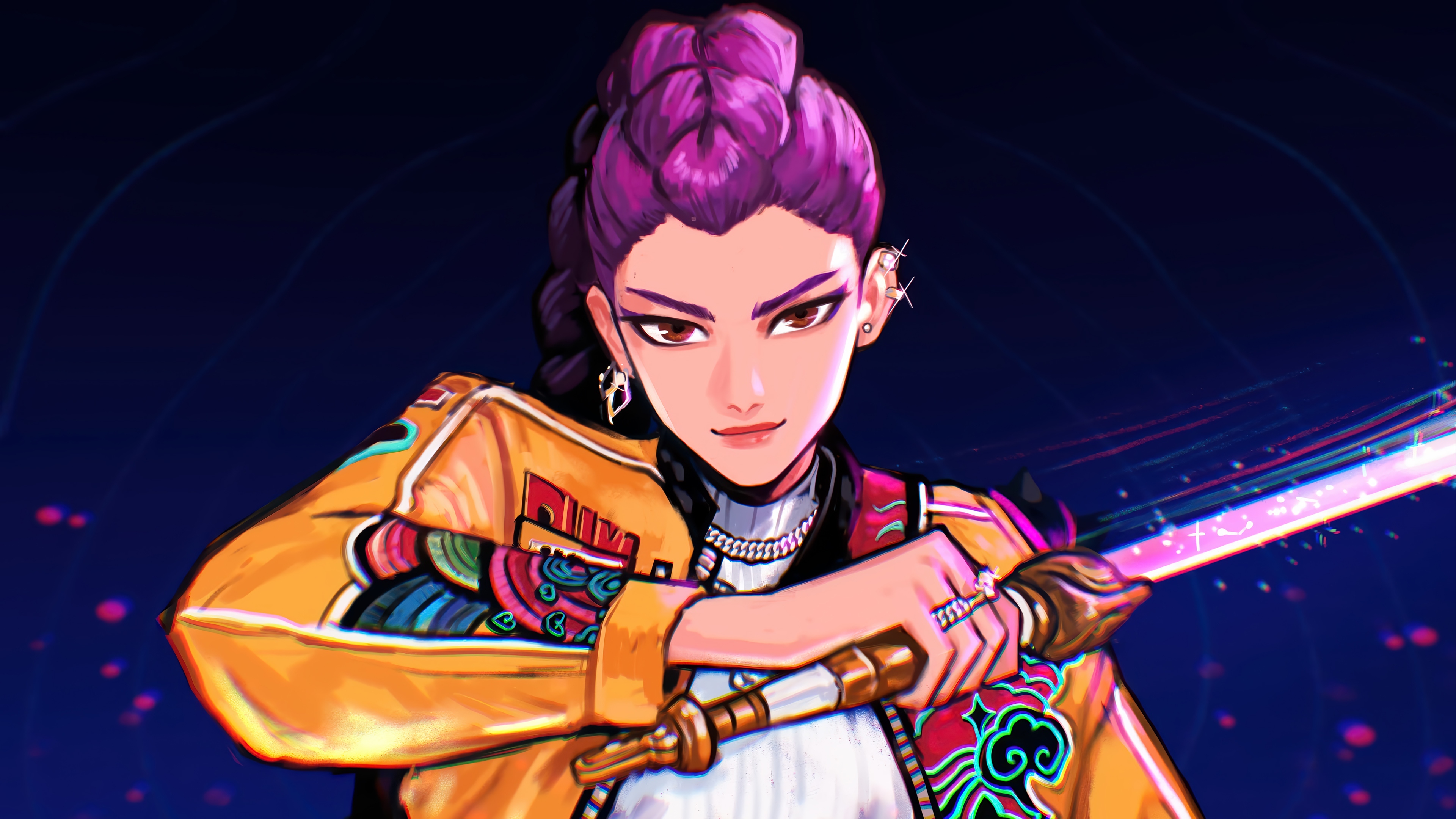 Rumi from Kpop Demon Hunters 4K HD Wallpaper