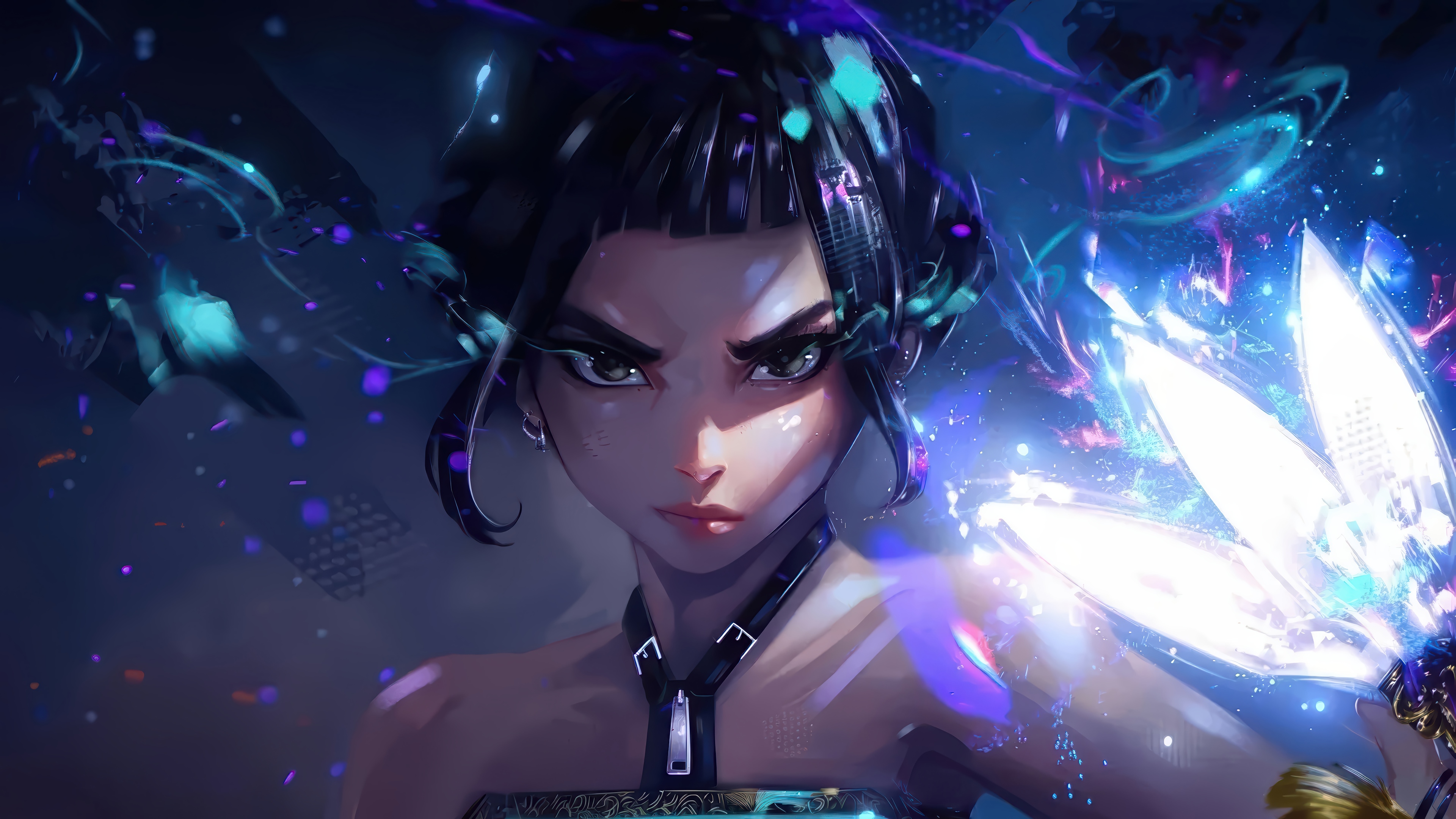 Zoey from Kpop Demon Hunters 4K HD Wallpaper