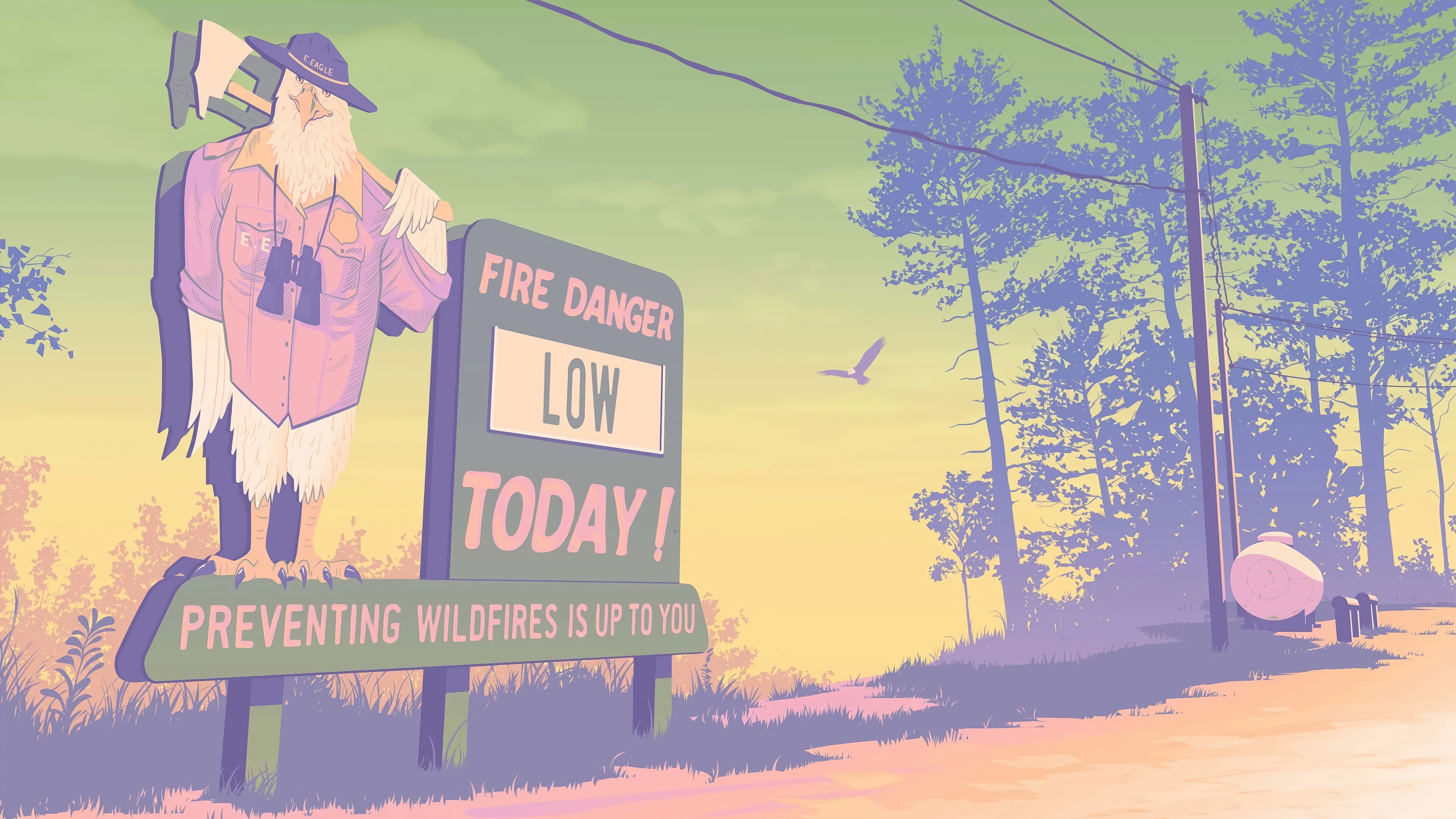 Grand Theft Auto 6 Fire Danger Sign HD Wallpaper