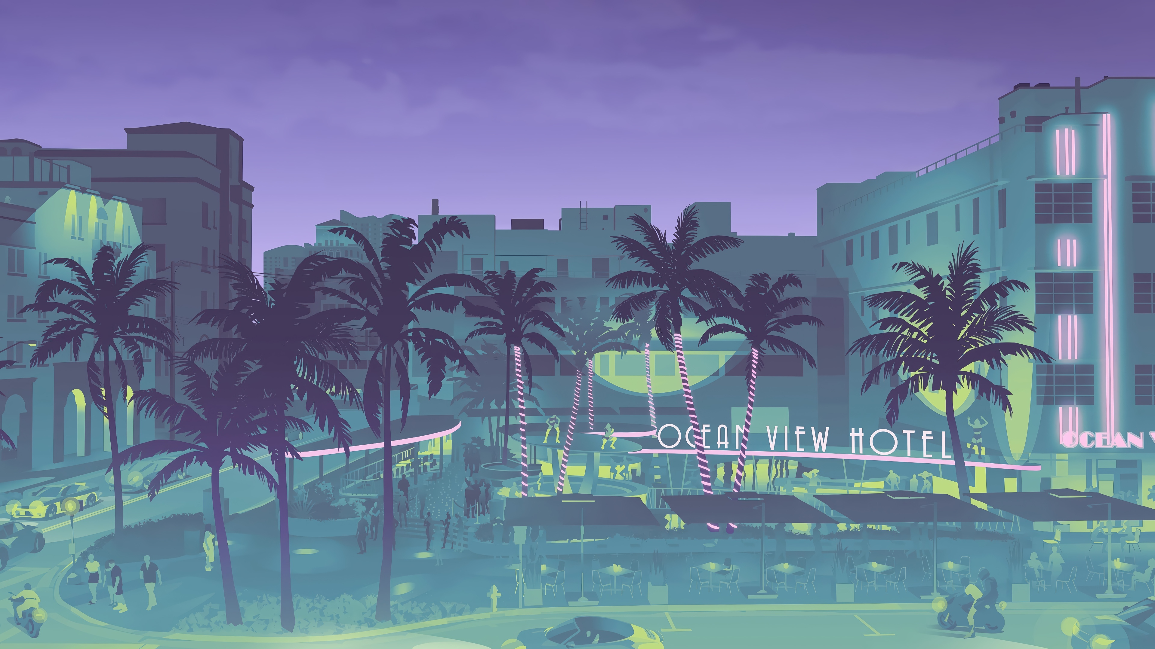 Grand Theft Auto 6 Ocean View Hotel 4K HD Wallpaper