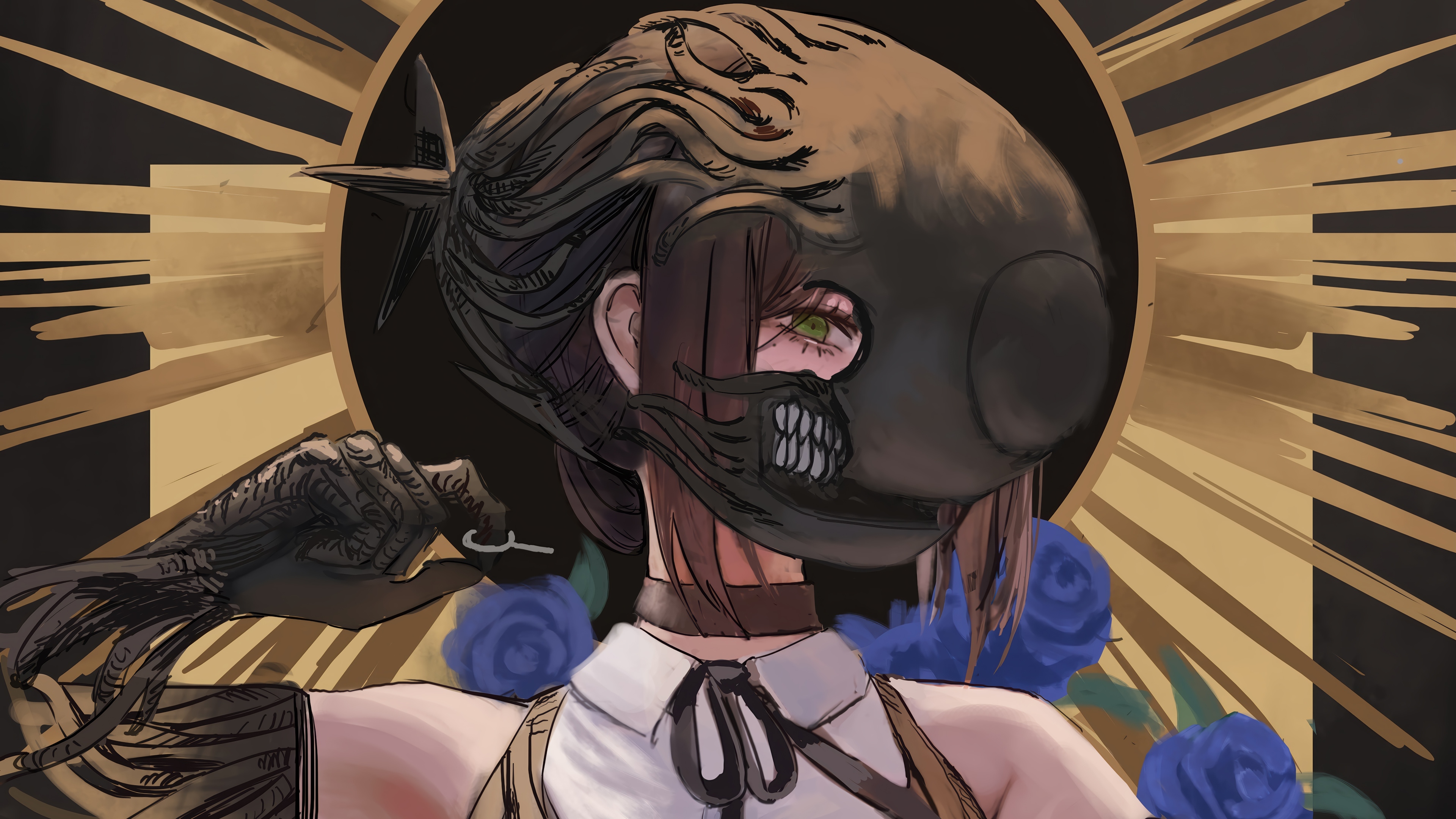 Chainsaw Man Bomb Girl 4K HD Wallpaper