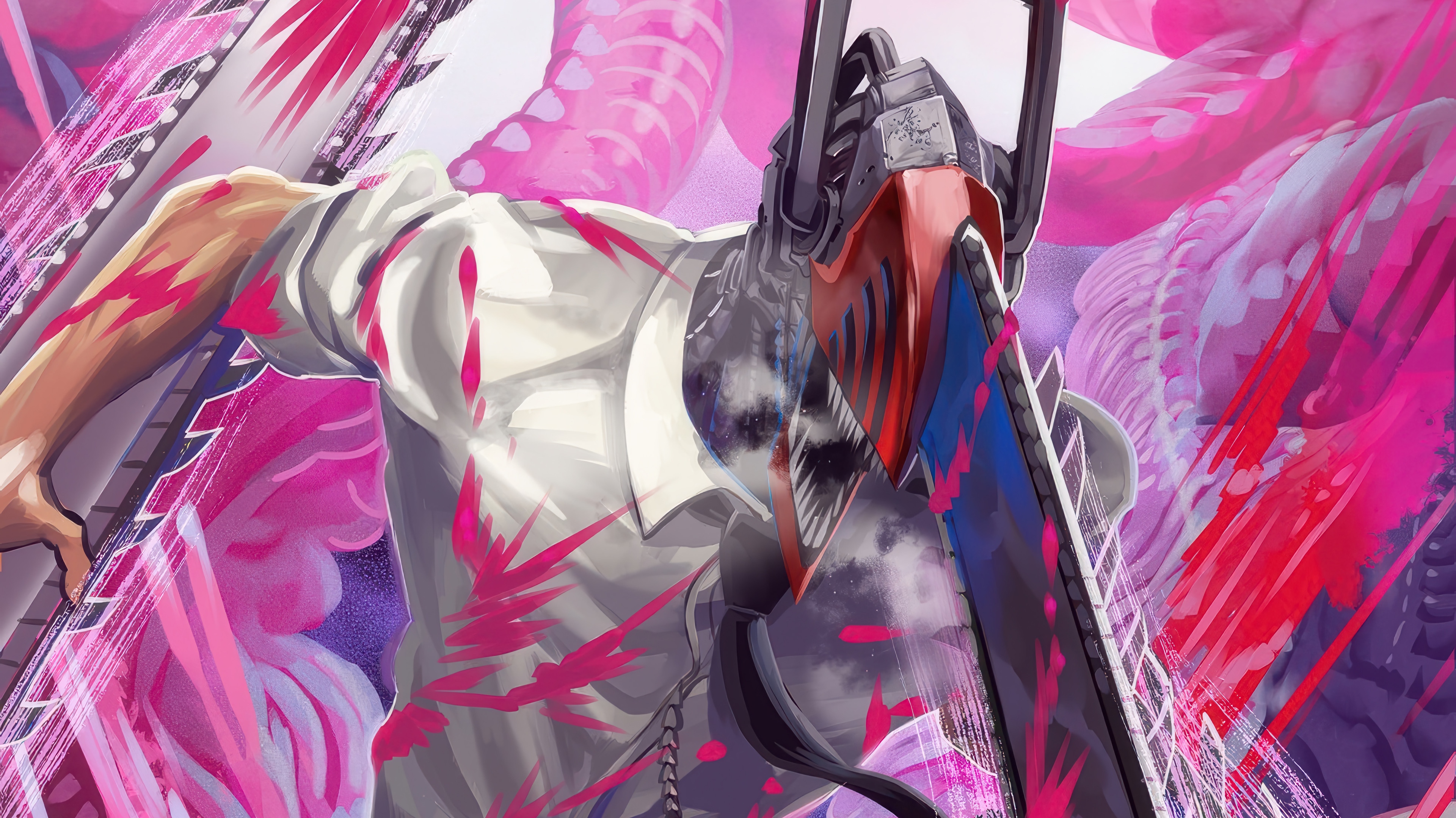 Denji with Chainsaw Head in Chainsaw Man 4K HD Wallpaper