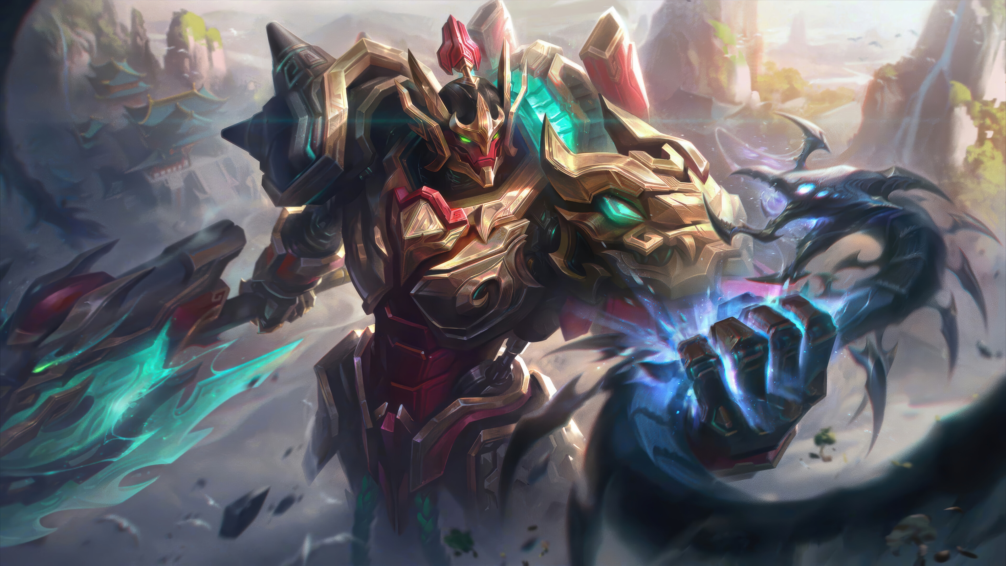 Mecha Kingdom Darius in League of Legends 4K HD Wallpaper