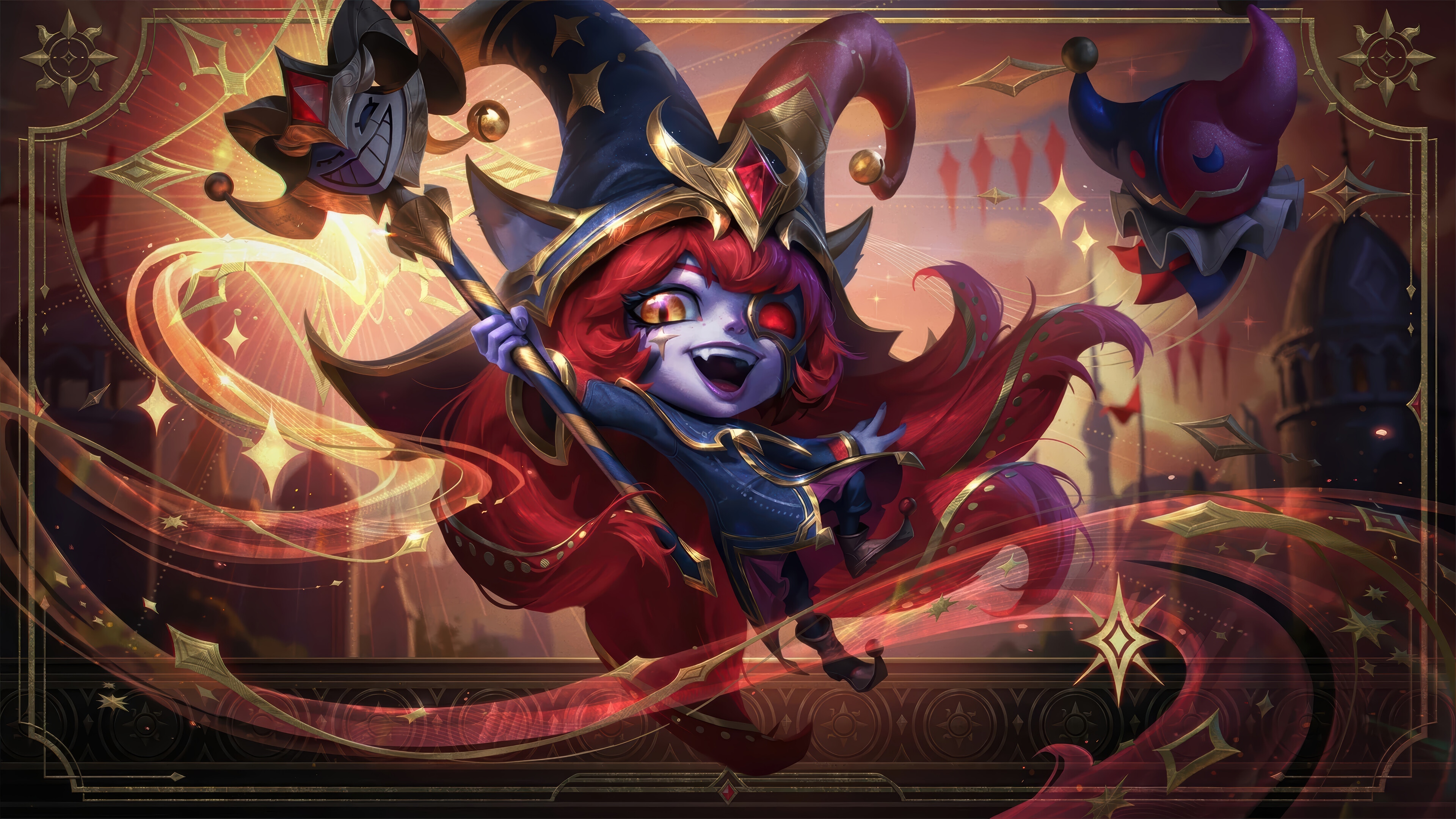 Arcana Lulu League of Legends 4K HD Wallpaper