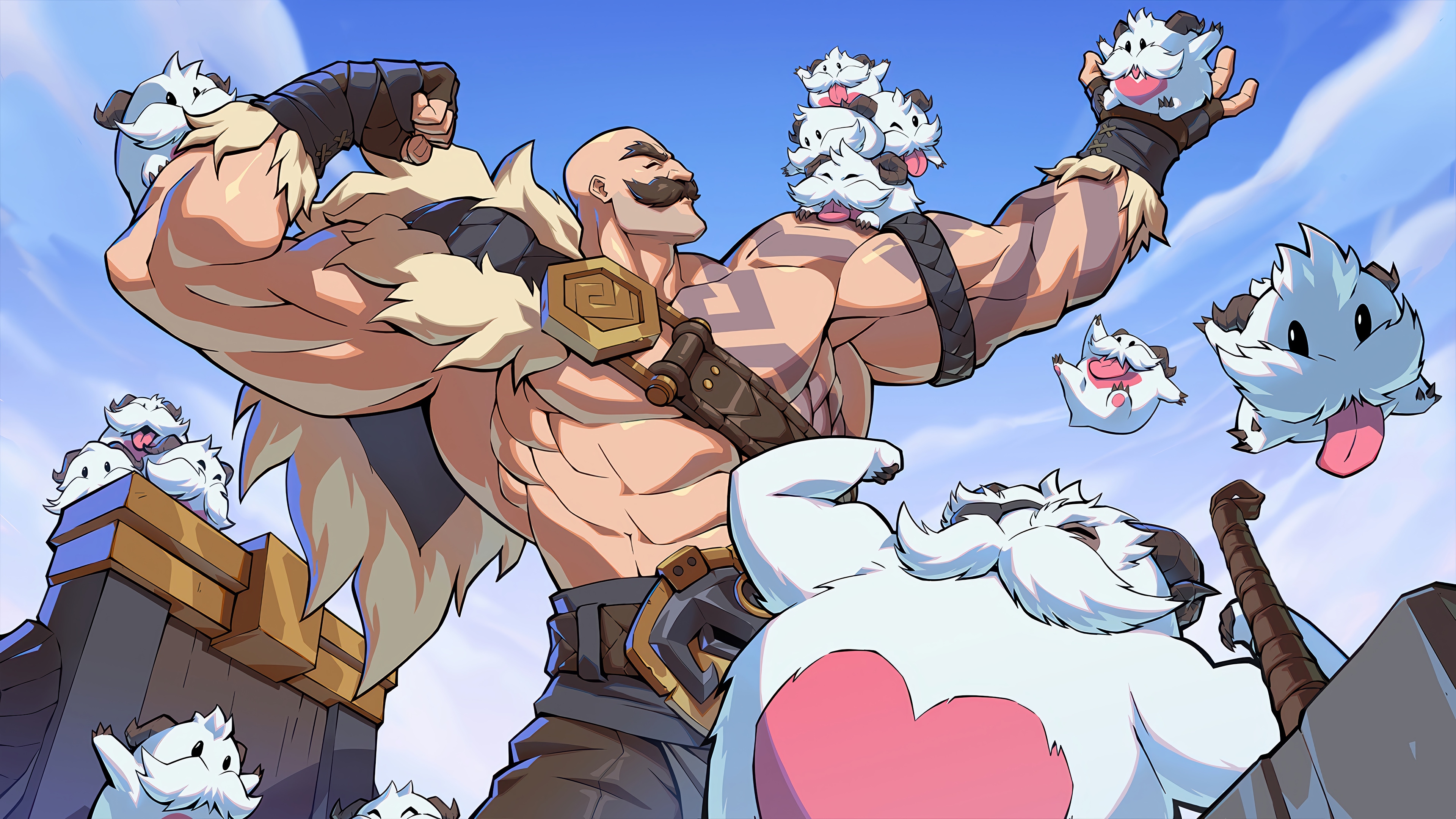 Braum and Poros in 4K HD Wallpaper