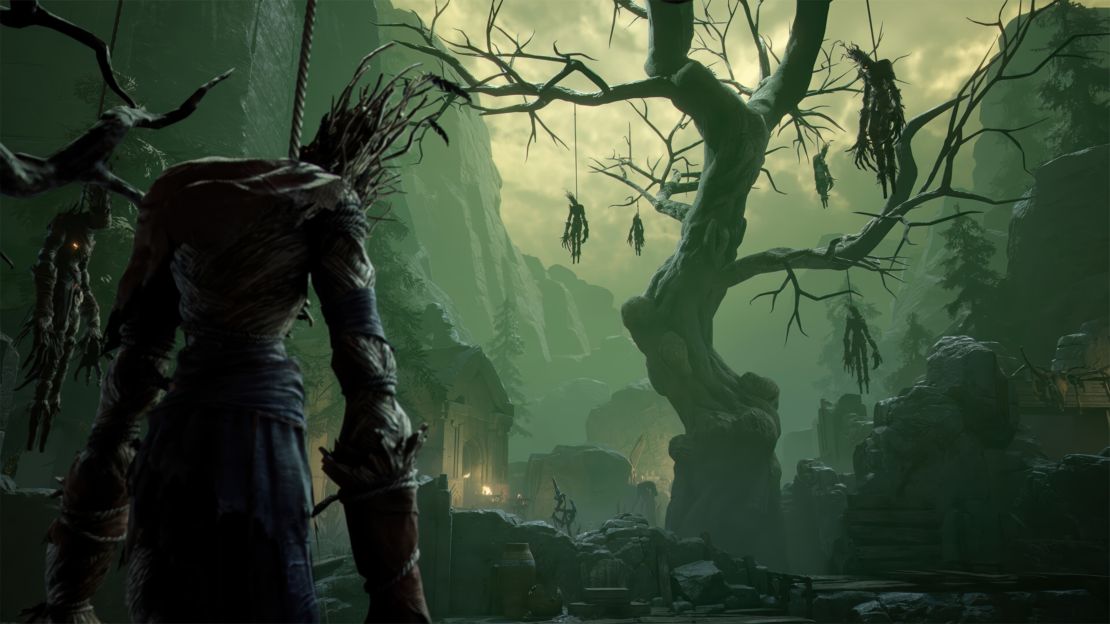 Mistfall Hunter 4K HD Wallpaper