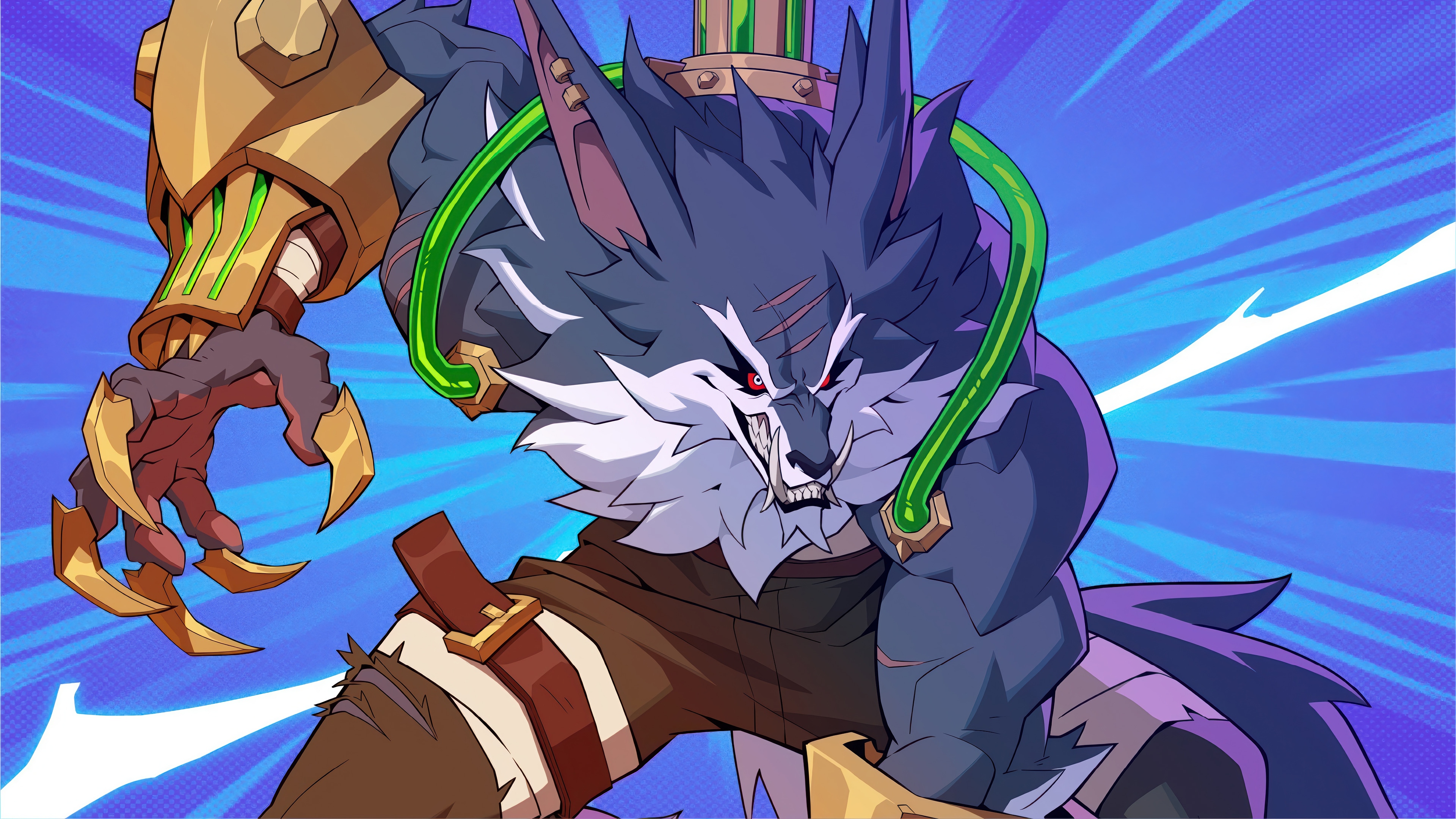 Warwick from League of Legends in 4K HD Wallpaper