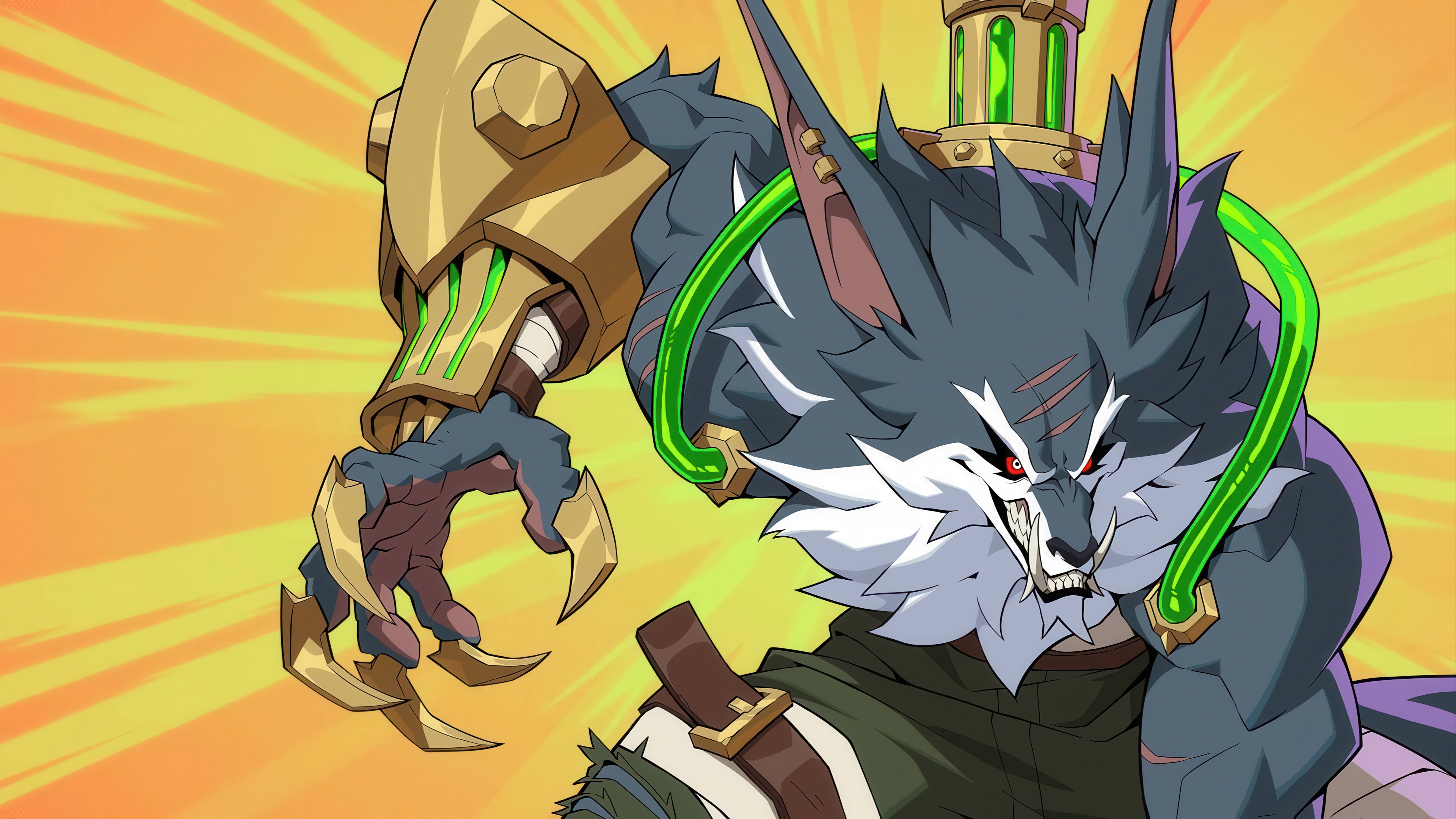 Warwick from League of Legends in 4K HD Wallpaper
