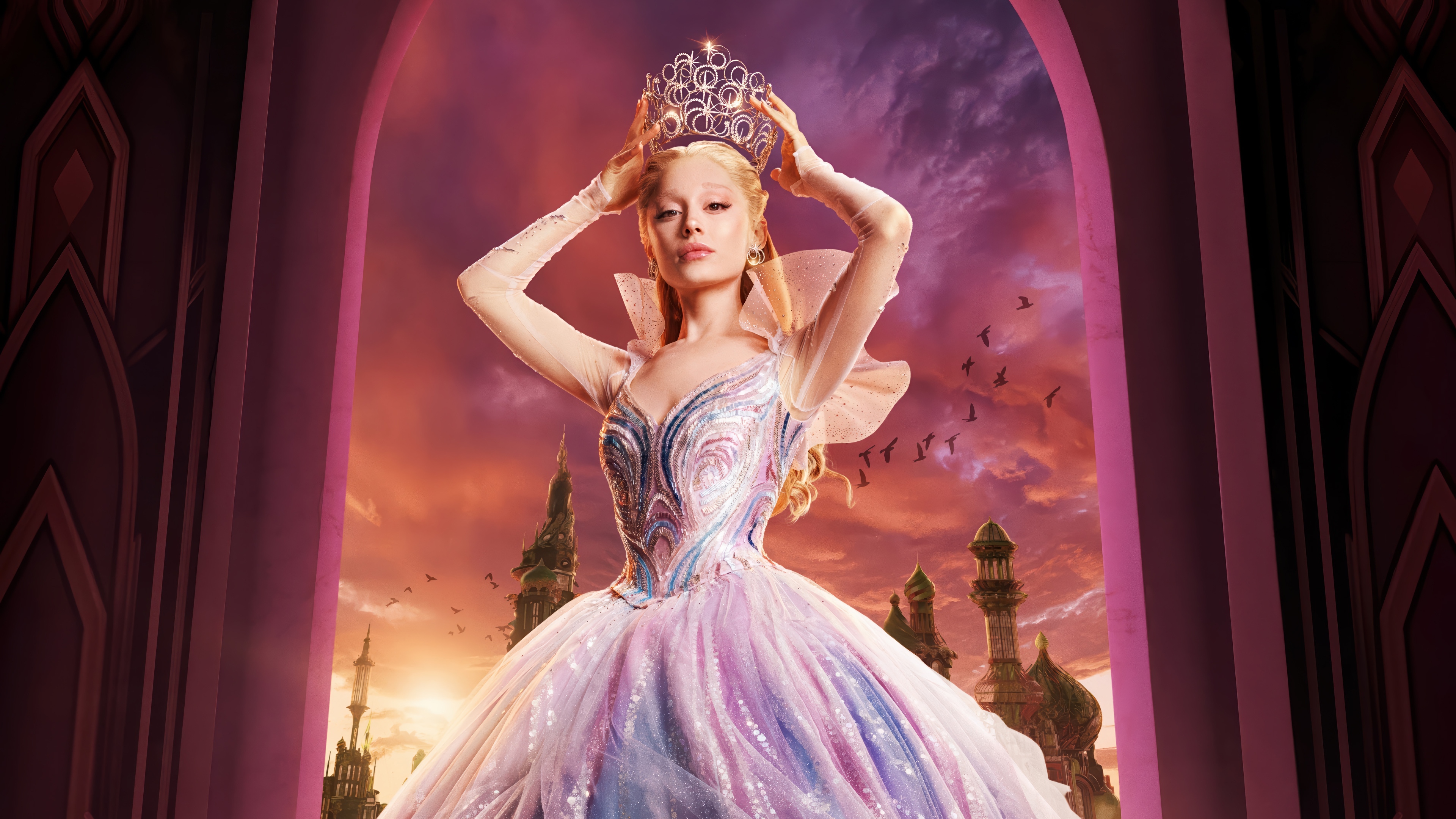 Glinda from Wicked: For Good 4K HD Wallpaper