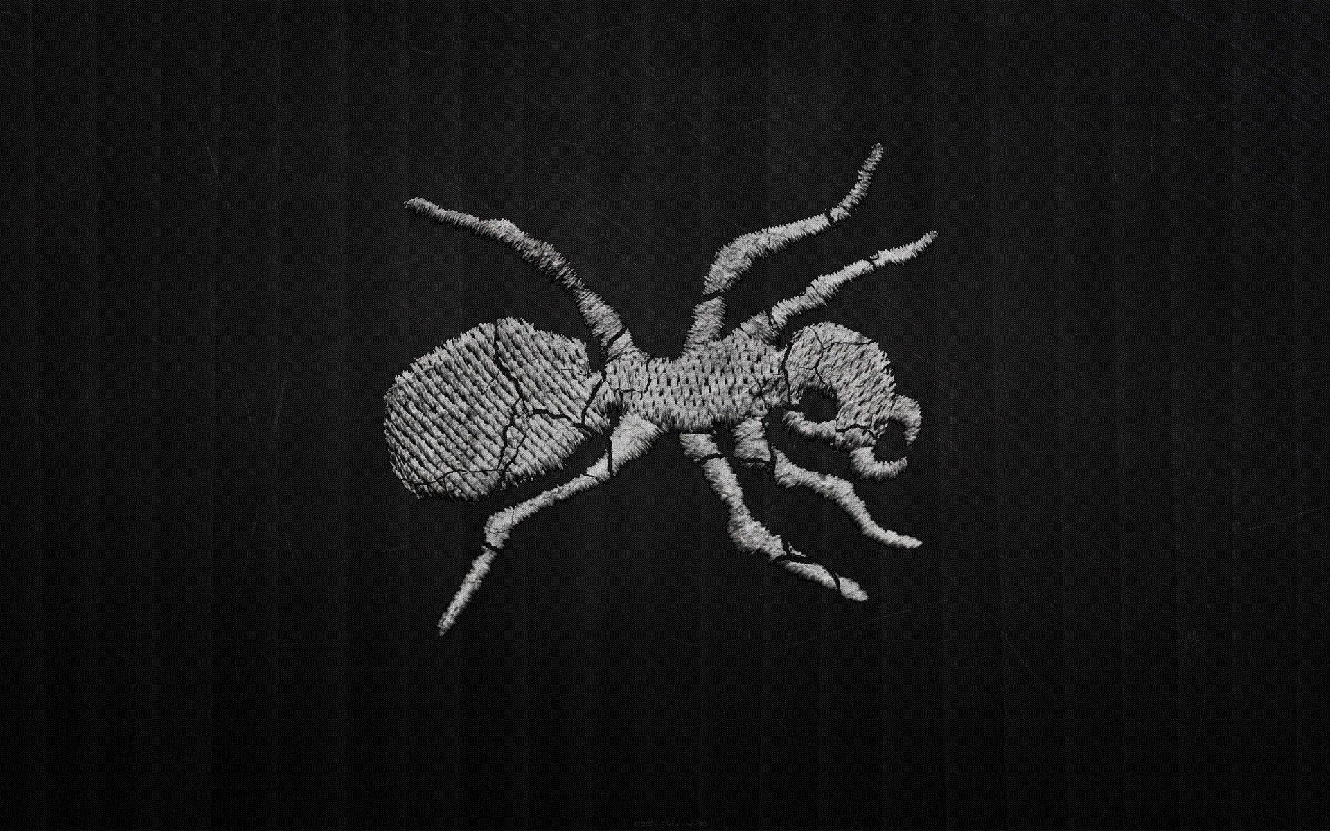 The Prodigy ant logo on a black background HD Wallpaper