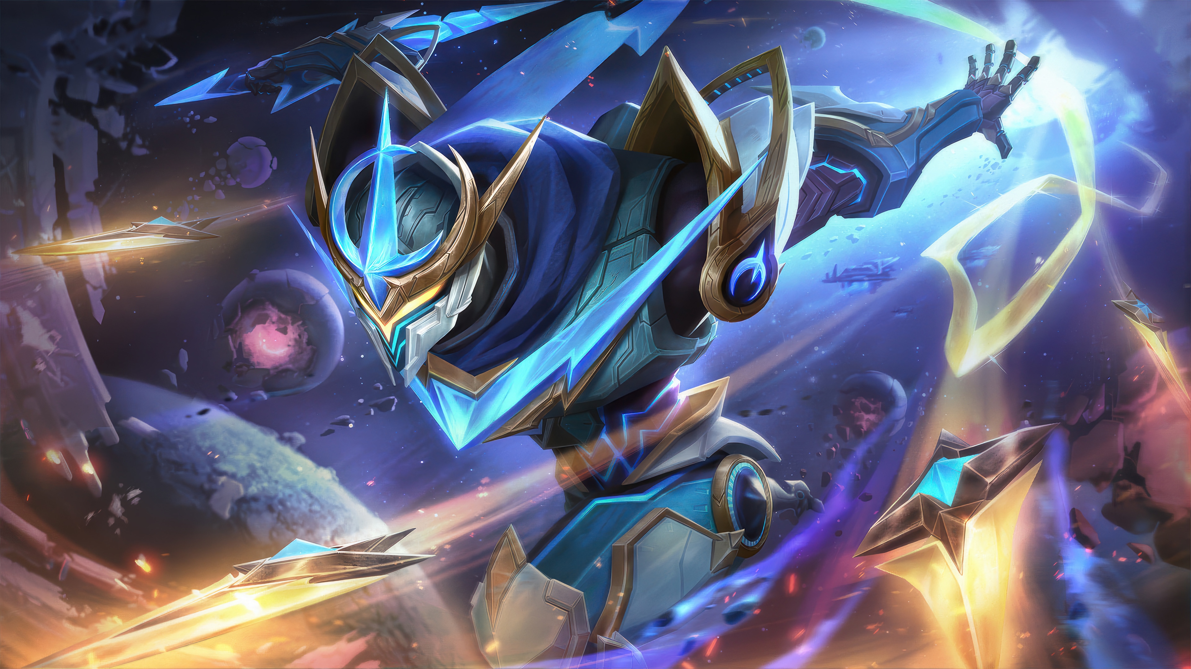 Gusion from Mobile Legends in Space HD Wallpaper