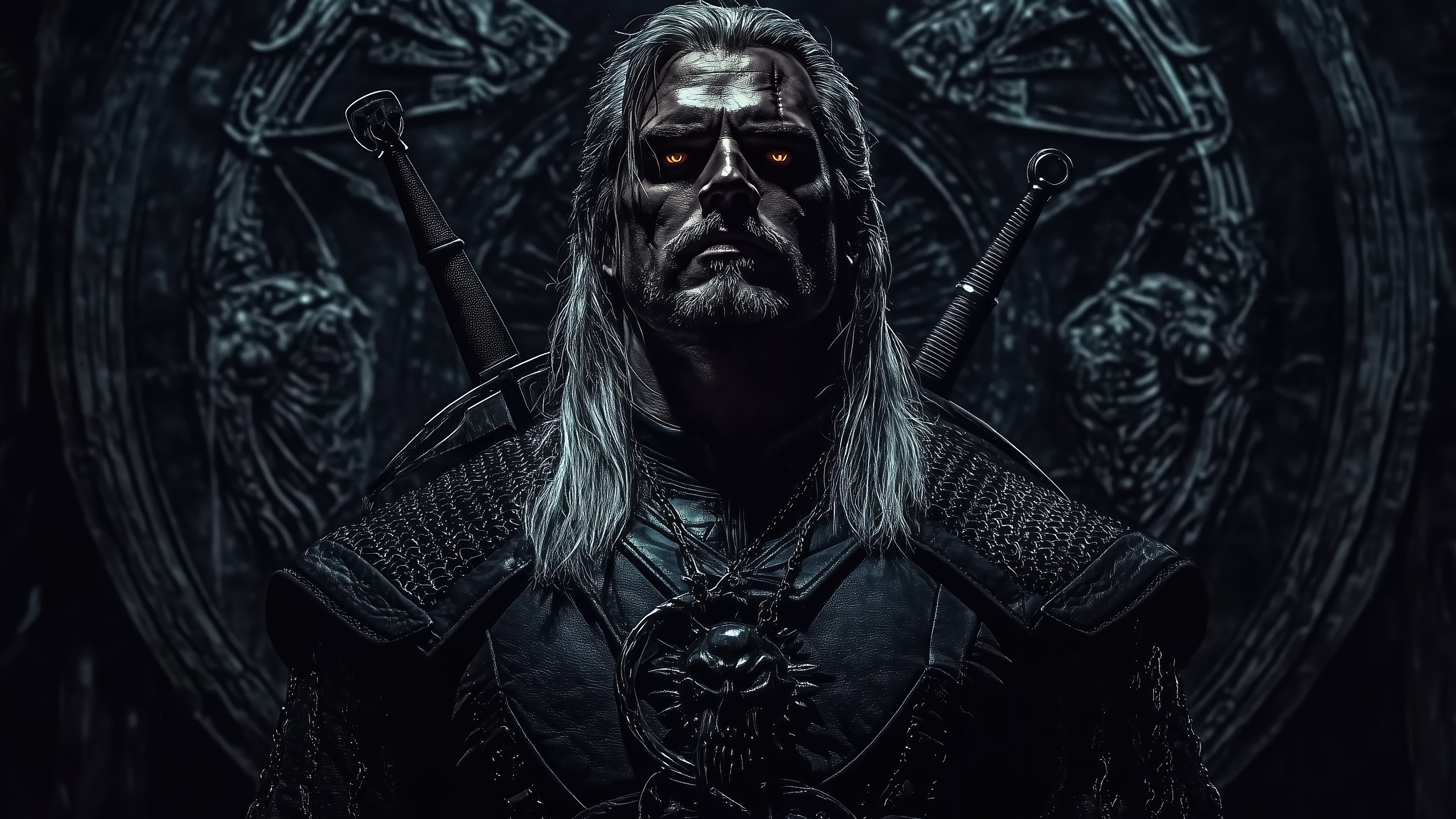 Geralt of Rivia from The Witcher 4K HD Wallpaper