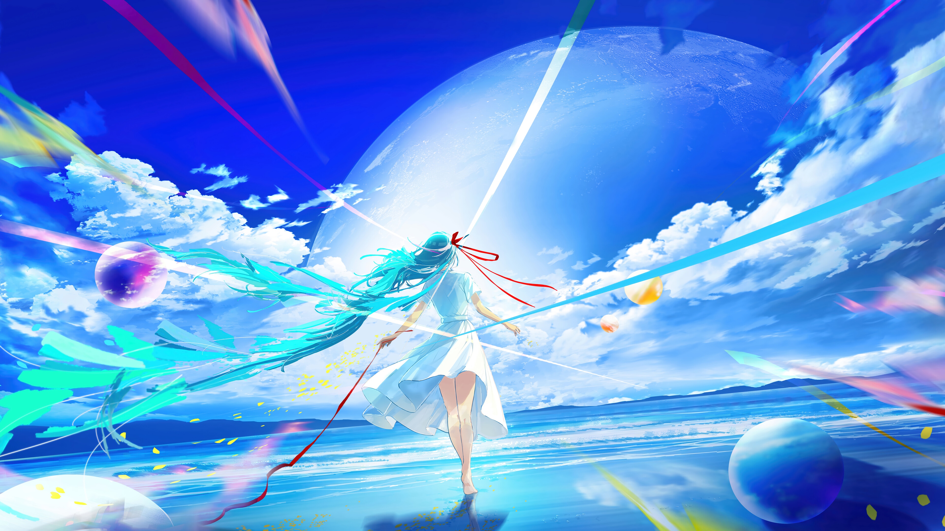 Hatsune Miku 4K HD Wallpaper