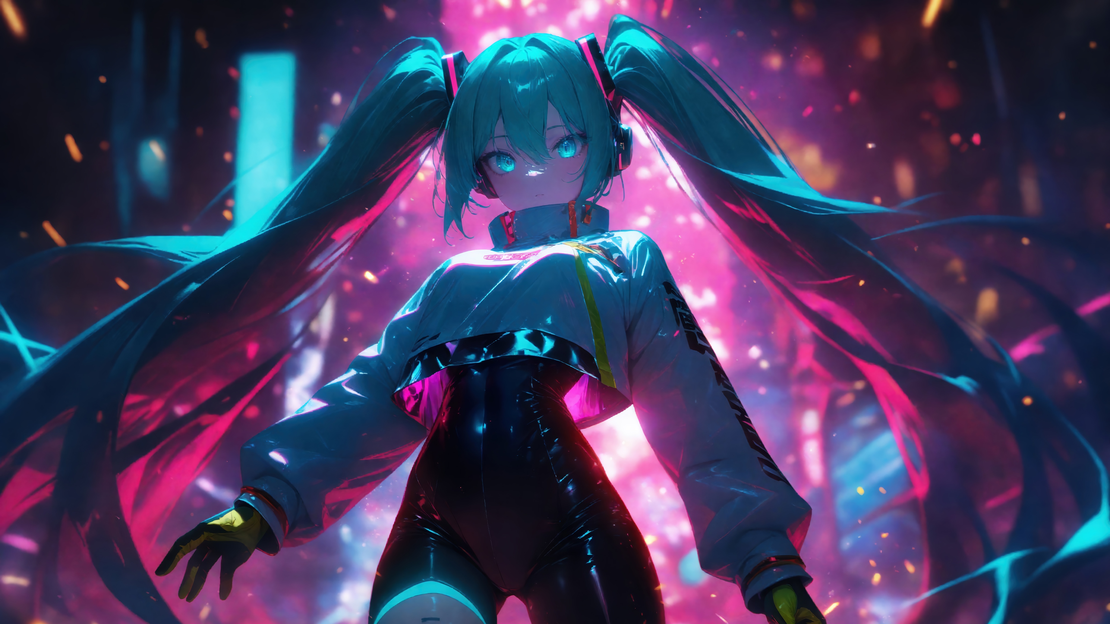 Hatsune Miku 4K HD Wallpaper