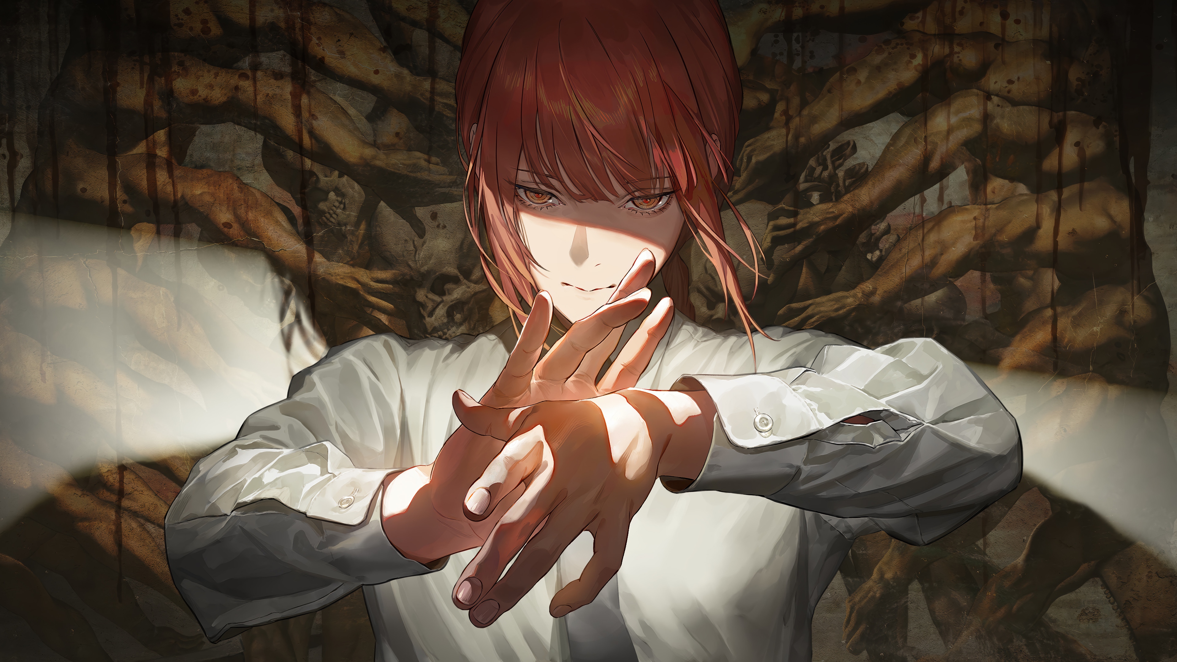 Makima from Chainsaw Man in 4K HD Wallpaper